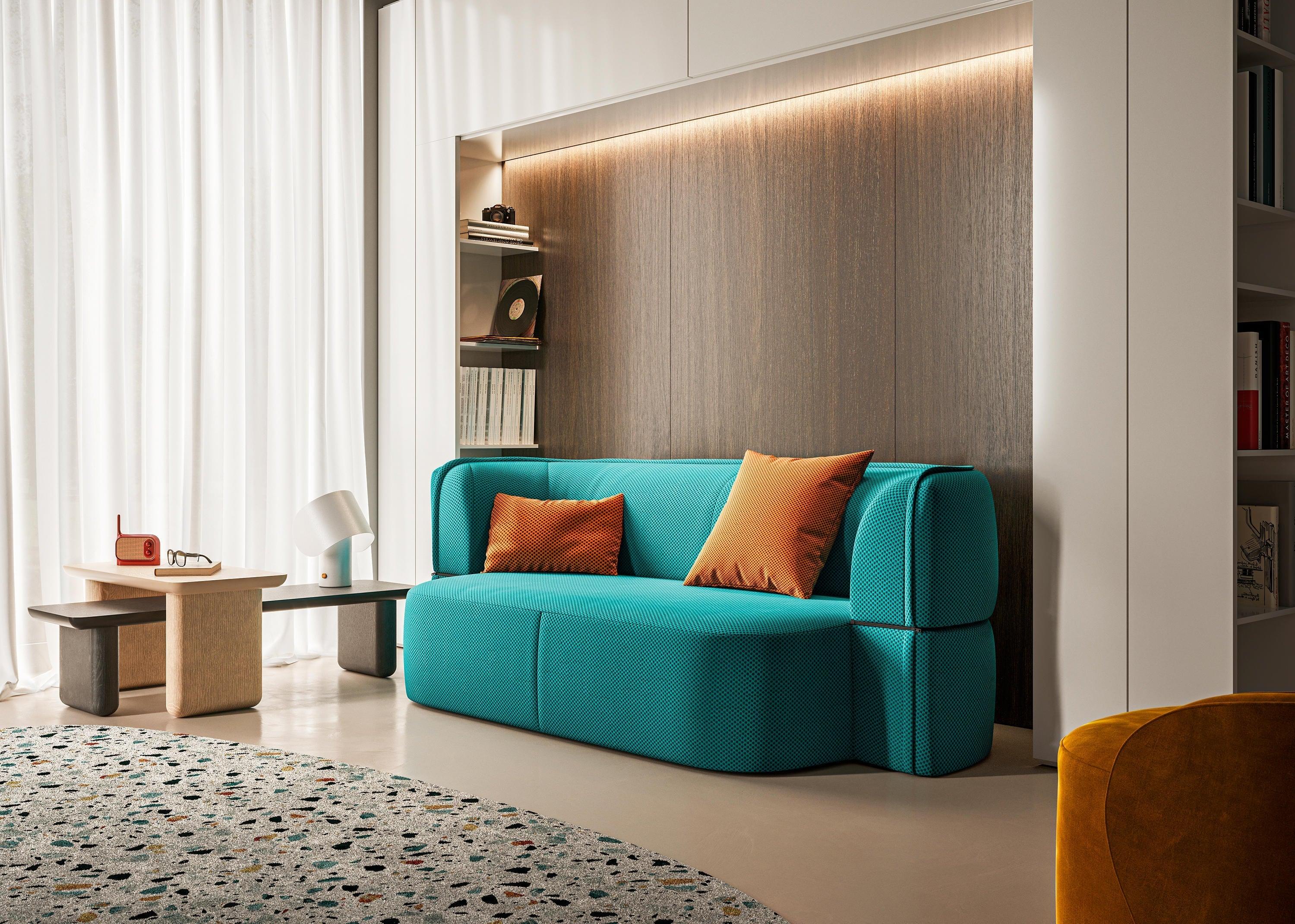 Sofa rozkładana SOFT ISLAND kremowy Liu Jo Living Eye on Design