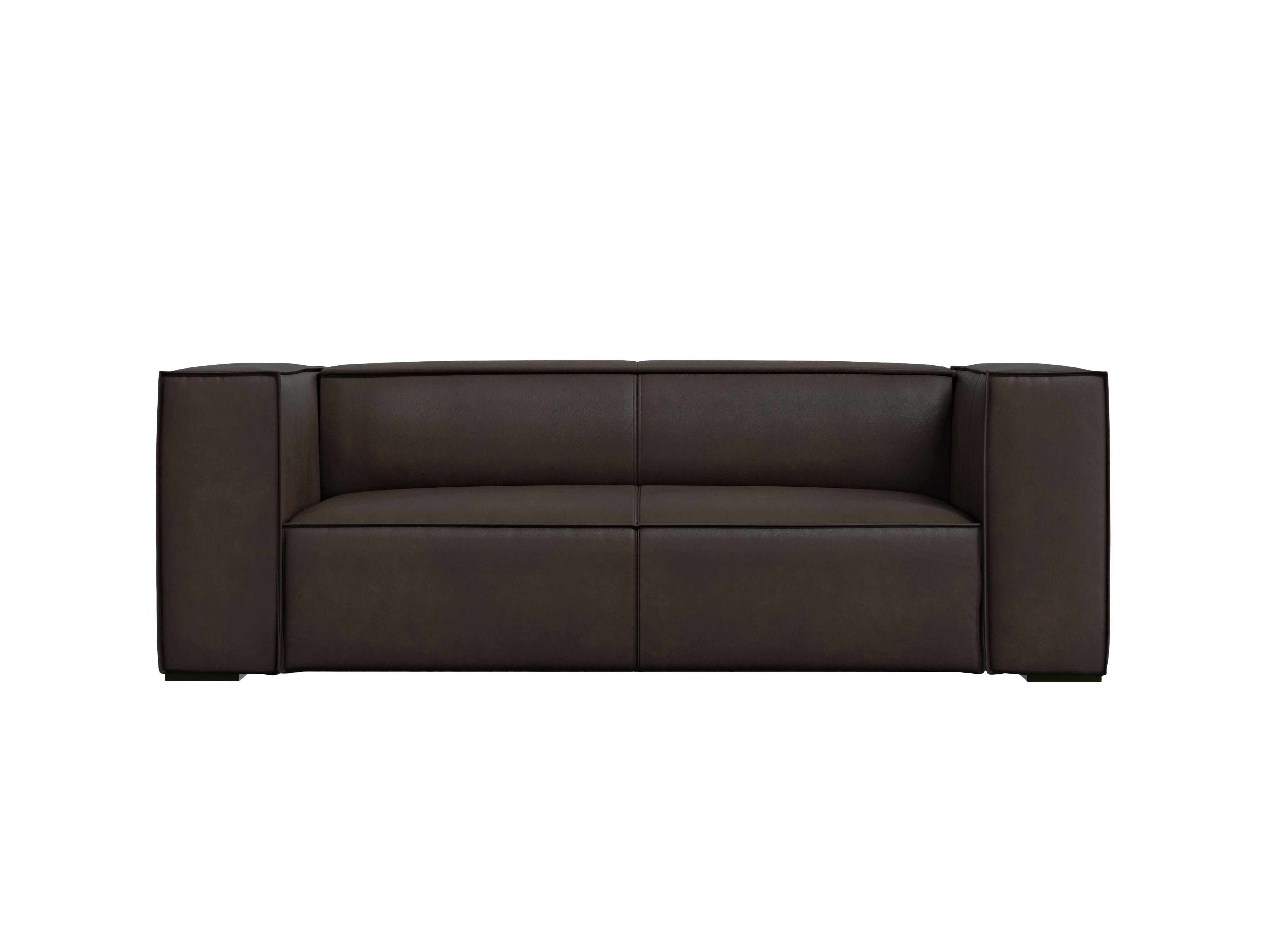 Sofa skórzana 2-osobowa MADAME ciemnobrązowy Windsor & Co Eye on Design