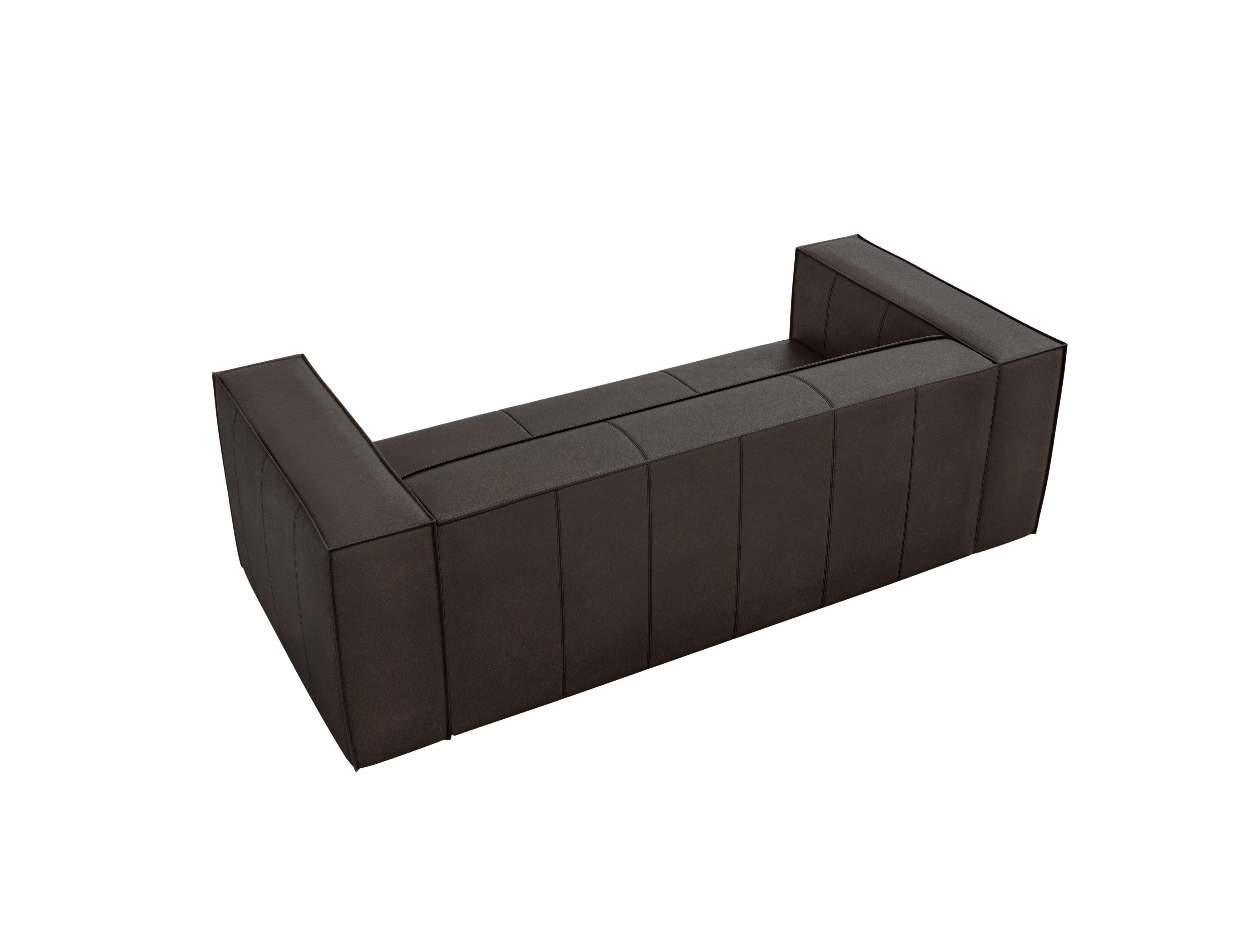 Sofa skórzana 3-osobowa MADAME ciemnobrązowy Windsor & Co Eye on Design