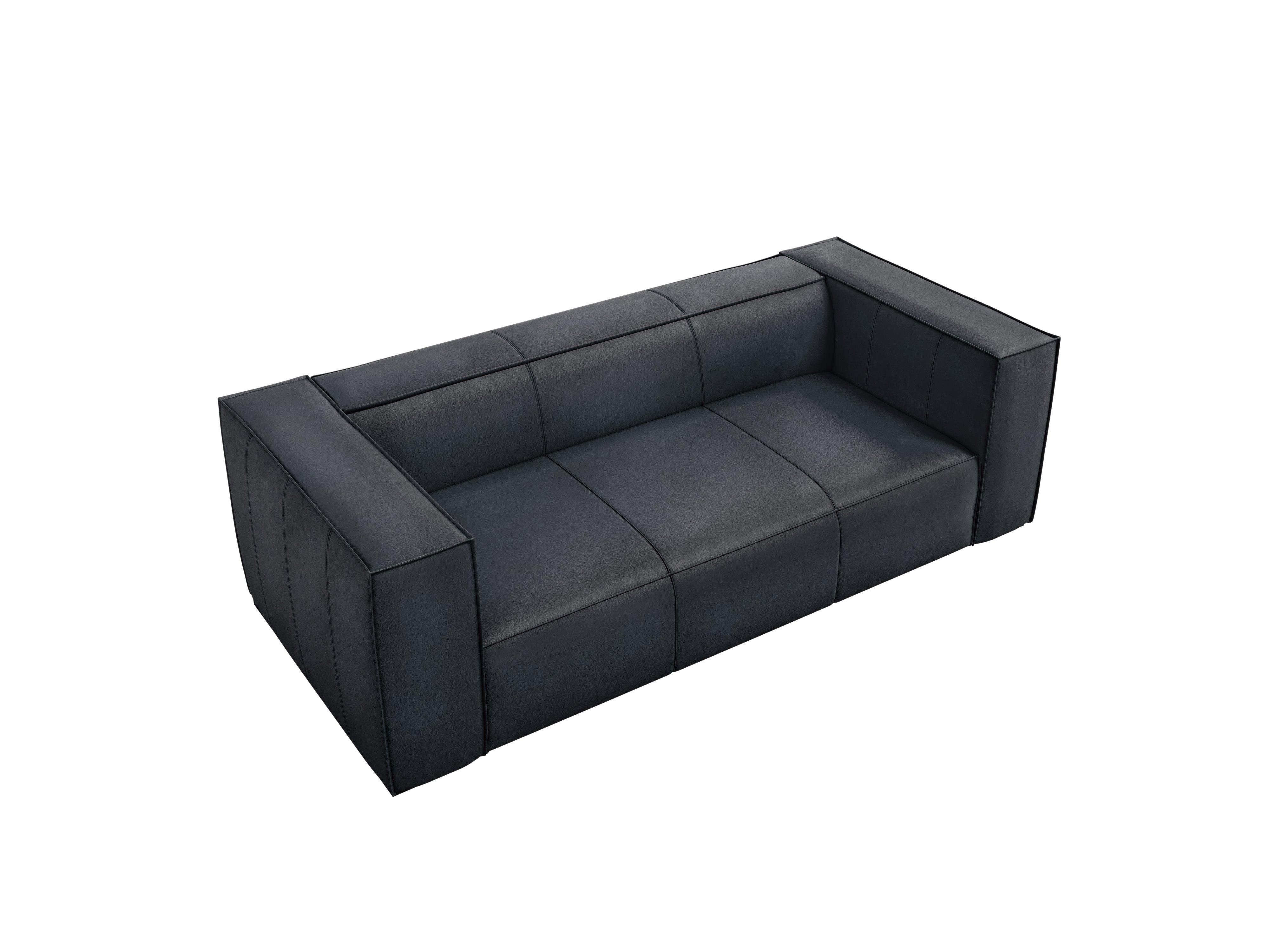 Sofa skórzana 3-osobowa MADAME grafitowy Windsor & Co Eye on Design