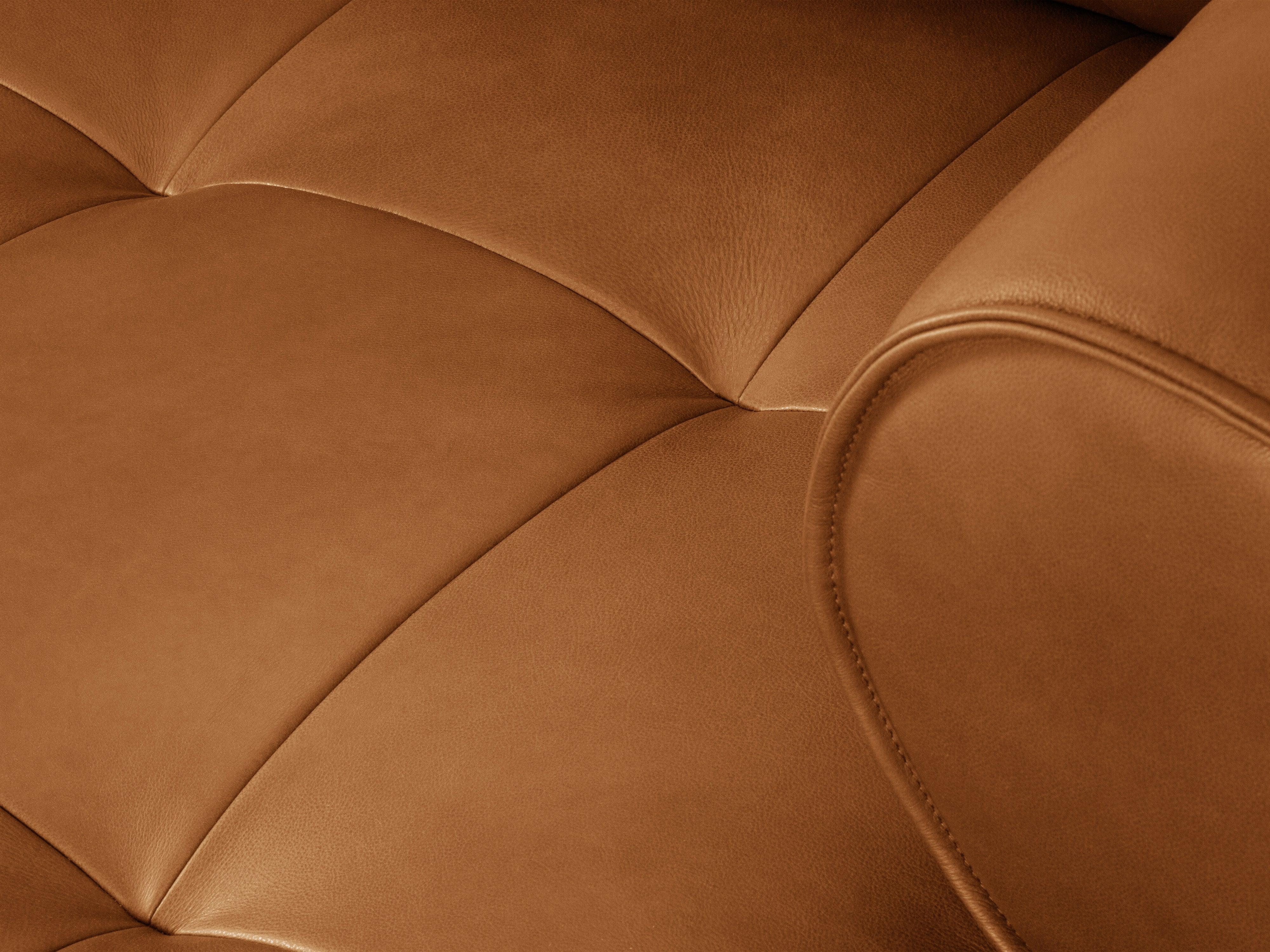 Sofa skórzana 4-osobowa LILY koniakowy Maison Heritage Eye on Design