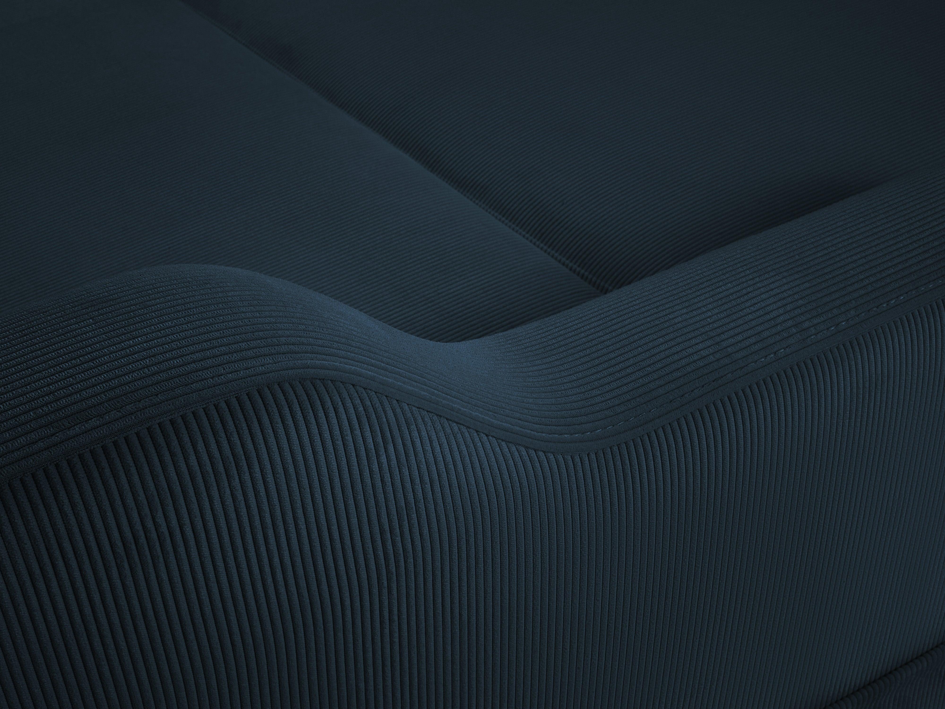 Sofa sztruksowa z funkcją spania ROSE ciemnoniebieski Mazzini Sofas Eye on Design