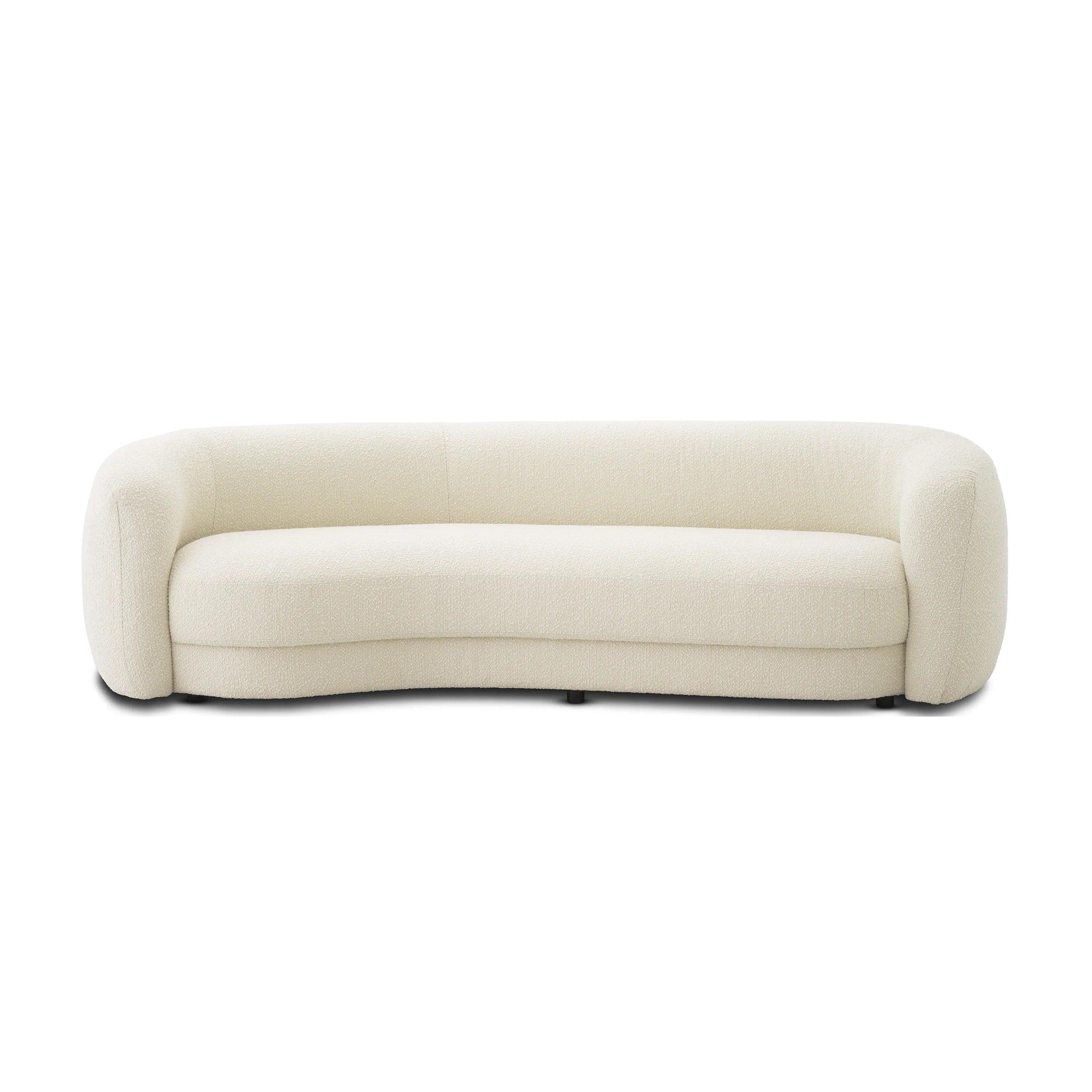 Sofa w tkaninie boucle BLAINE beżowy Eichholtz Eye on Design