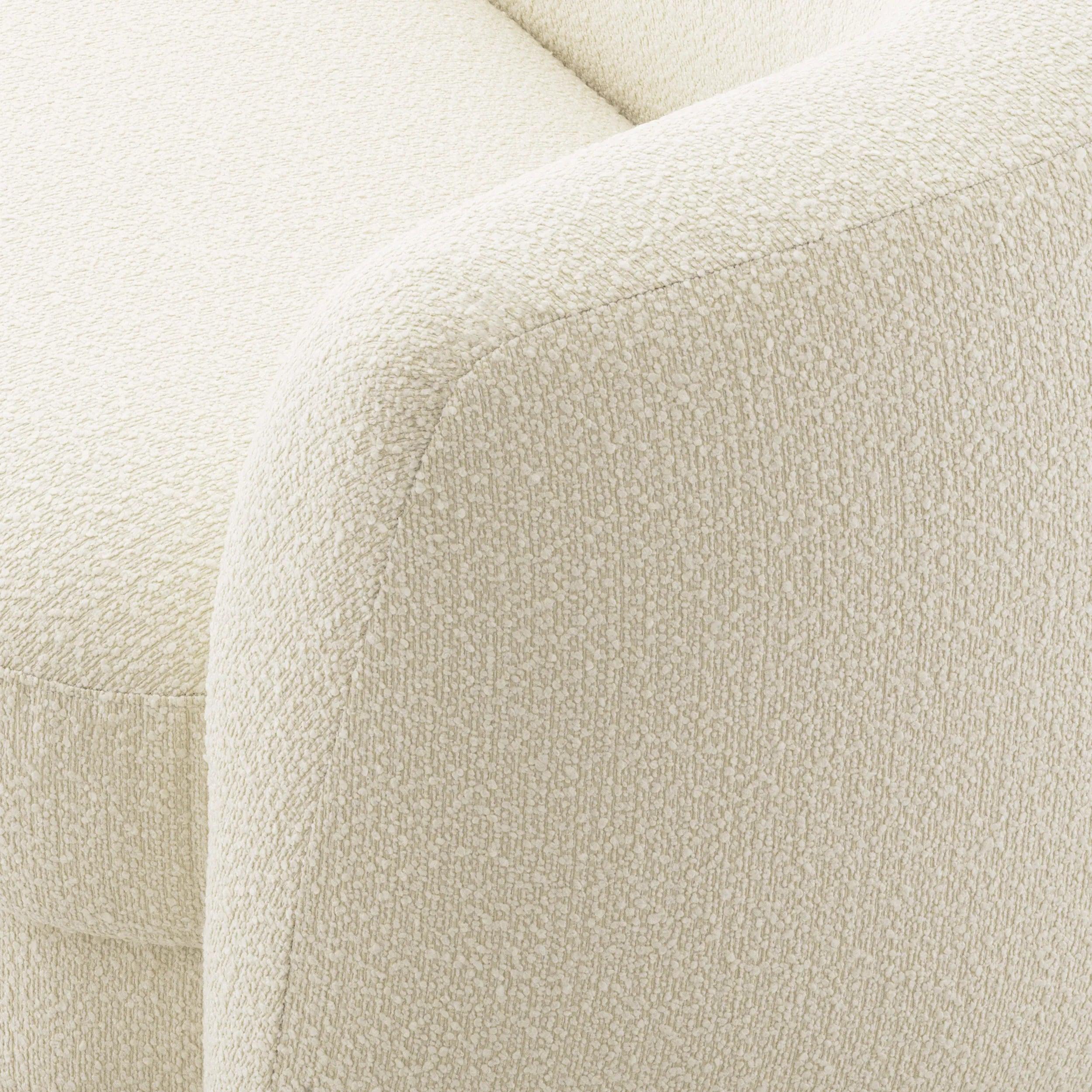 Sofa w tkaninie boucle BLAINE beżowy Eichholtz Eye on Design