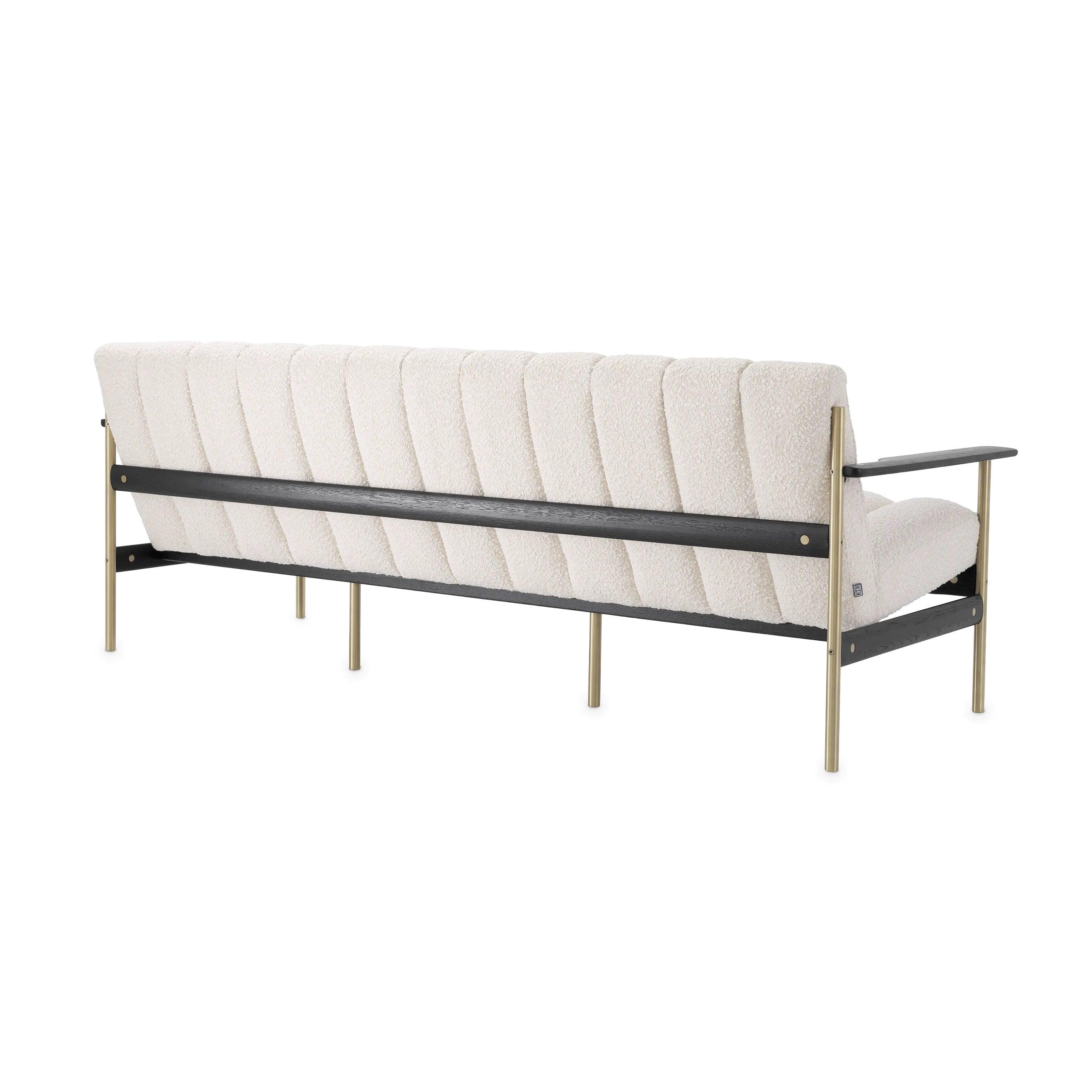 Sofa w tkaninie boucle ELAN kremowy Eichholtz Eye on Design