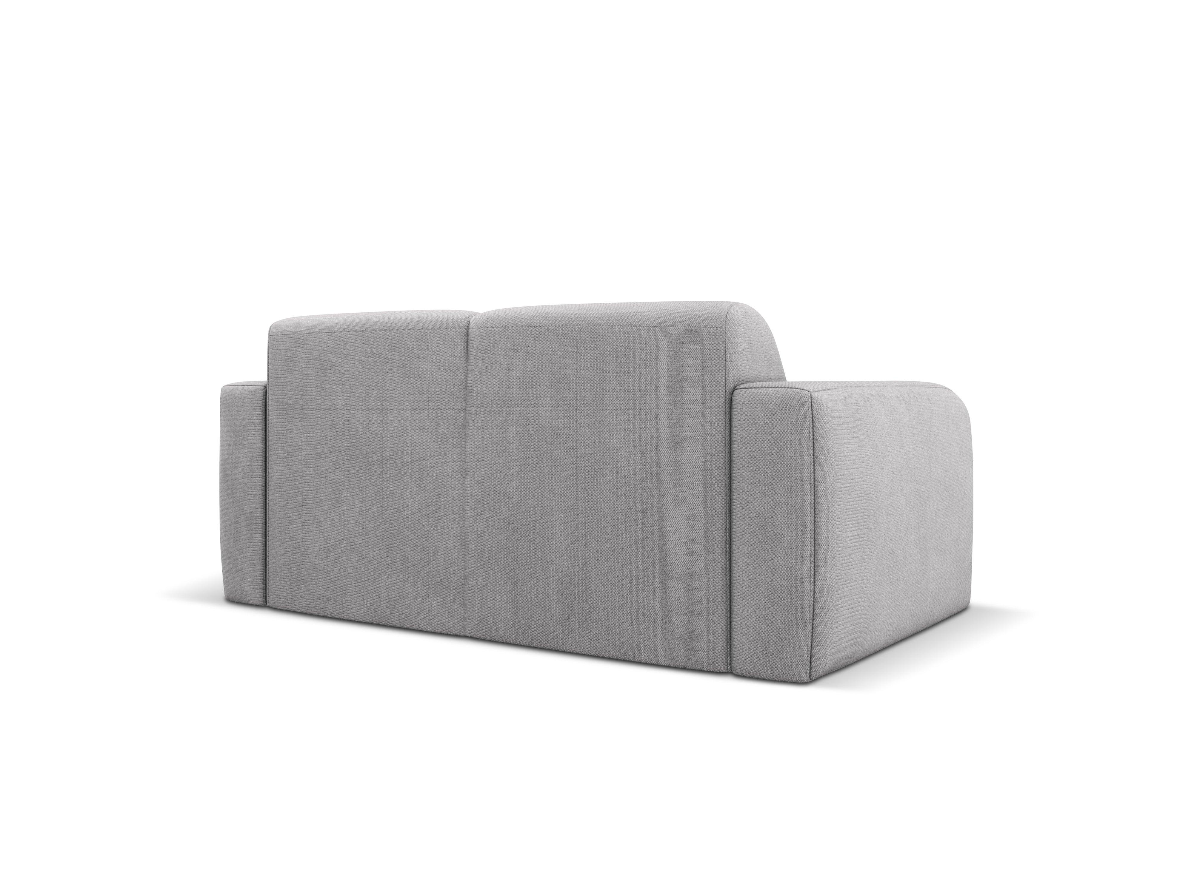 Sofa w tkaninie chenillowej 2-osobowa LOLA jasnoszary Windsor & Co Eye on Design
