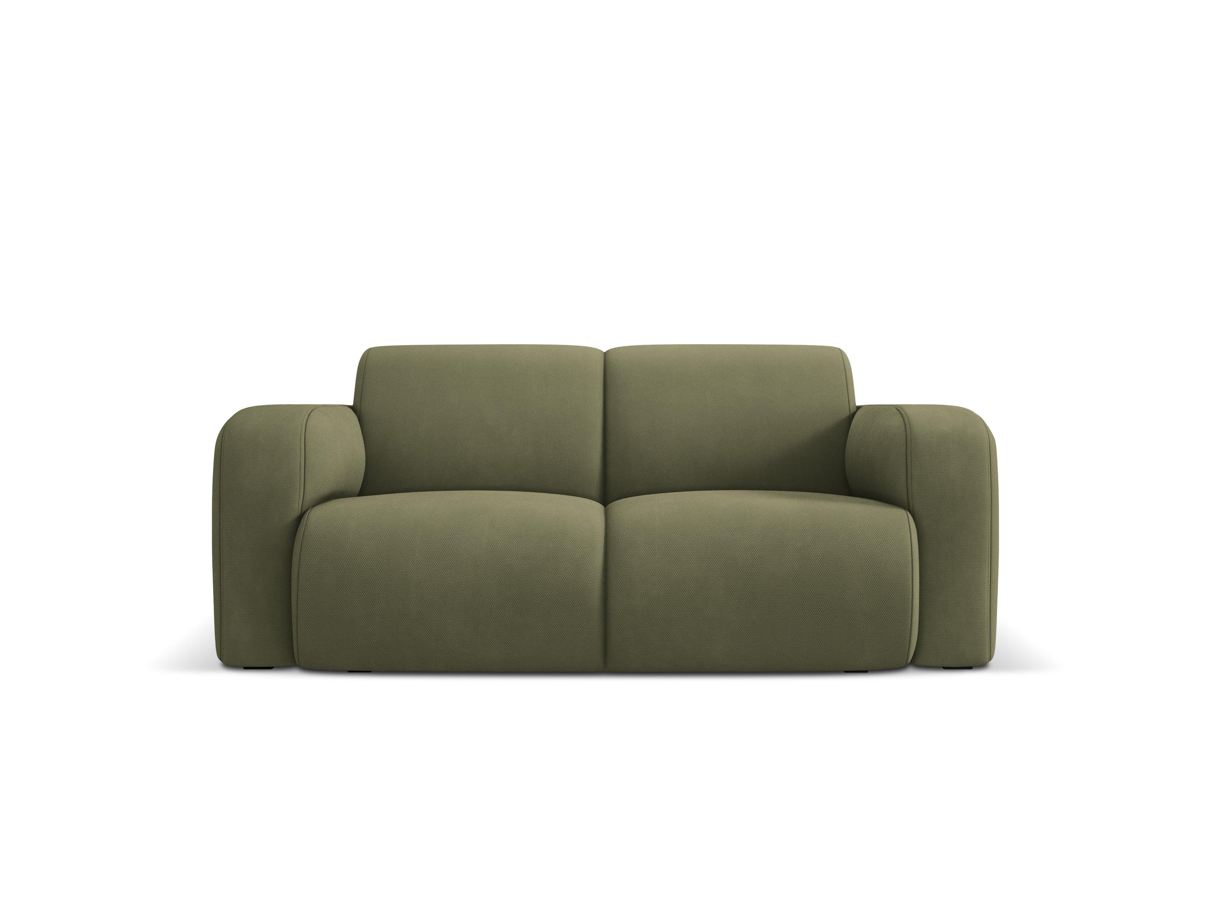 Sofa w tkaninie chenillowej 2-osobowa LOLA jasnozielony Windsor & Co Eye on Design