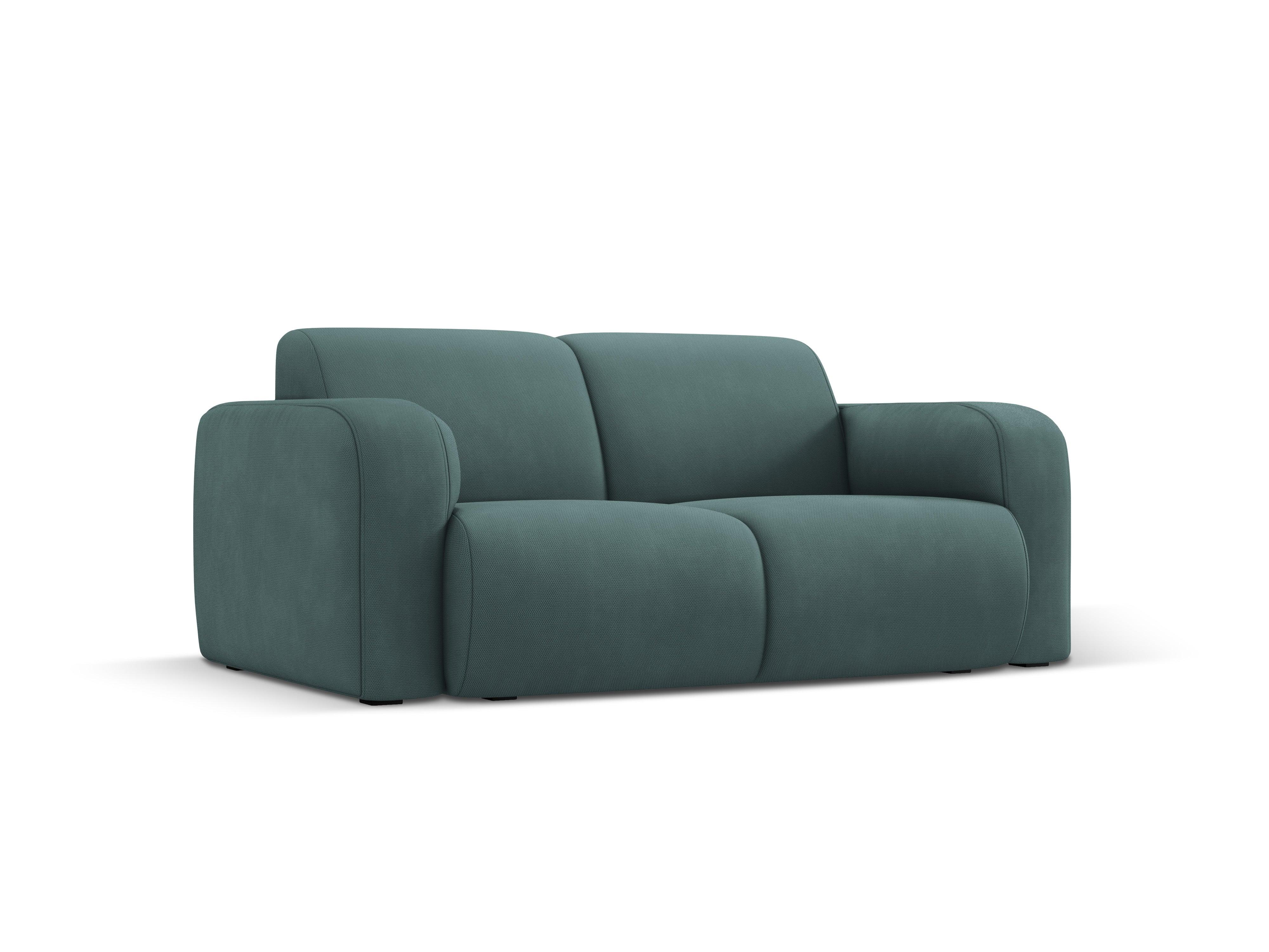 Sofa w tkaninie chenillowej 2-osobowa LOLA morska zieleń Windsor & Co Eye on Design