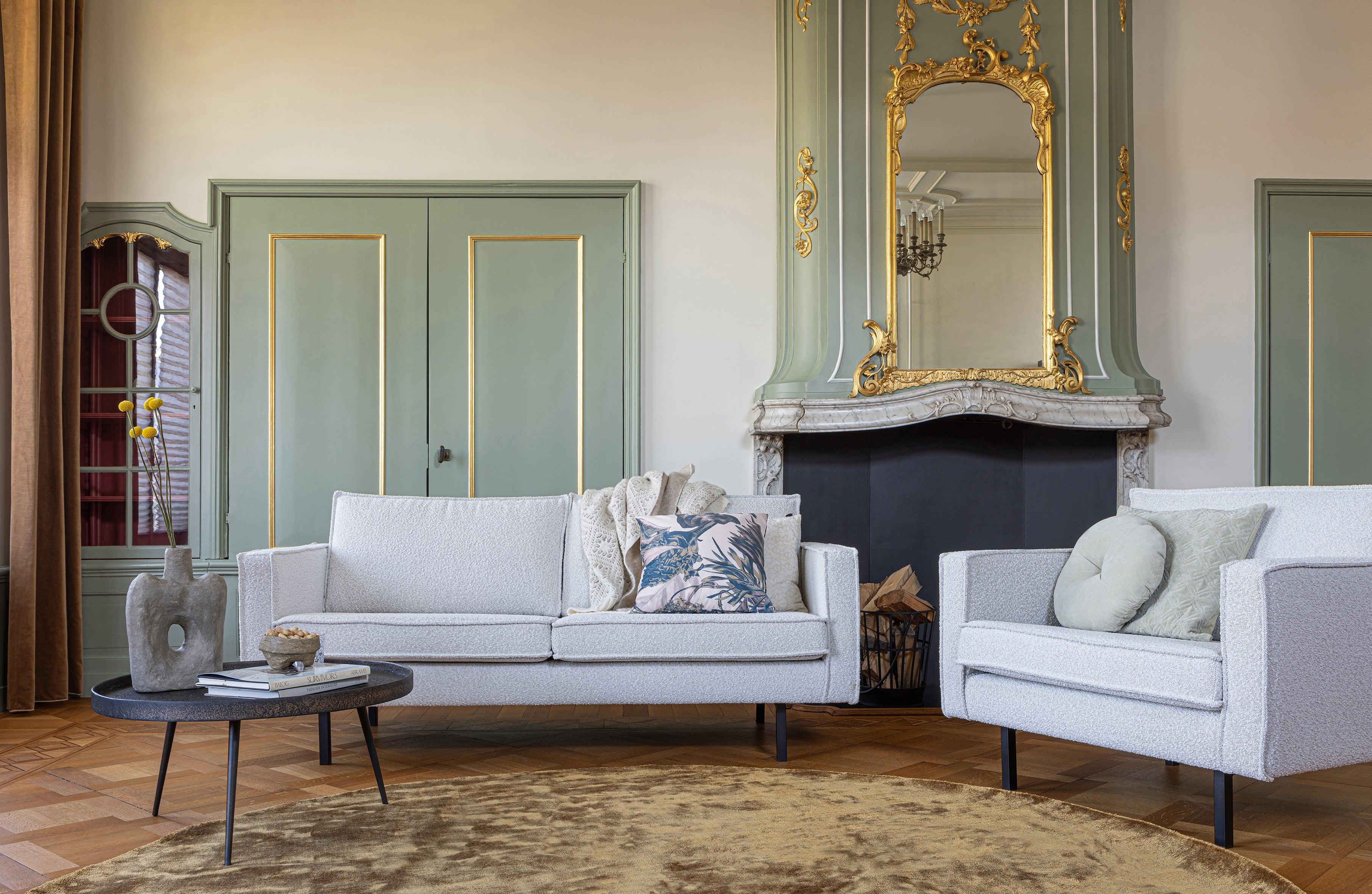 Sofa welurowa 2,5-osobowa RODEO ciemnoszary Be Pure Eye on Design