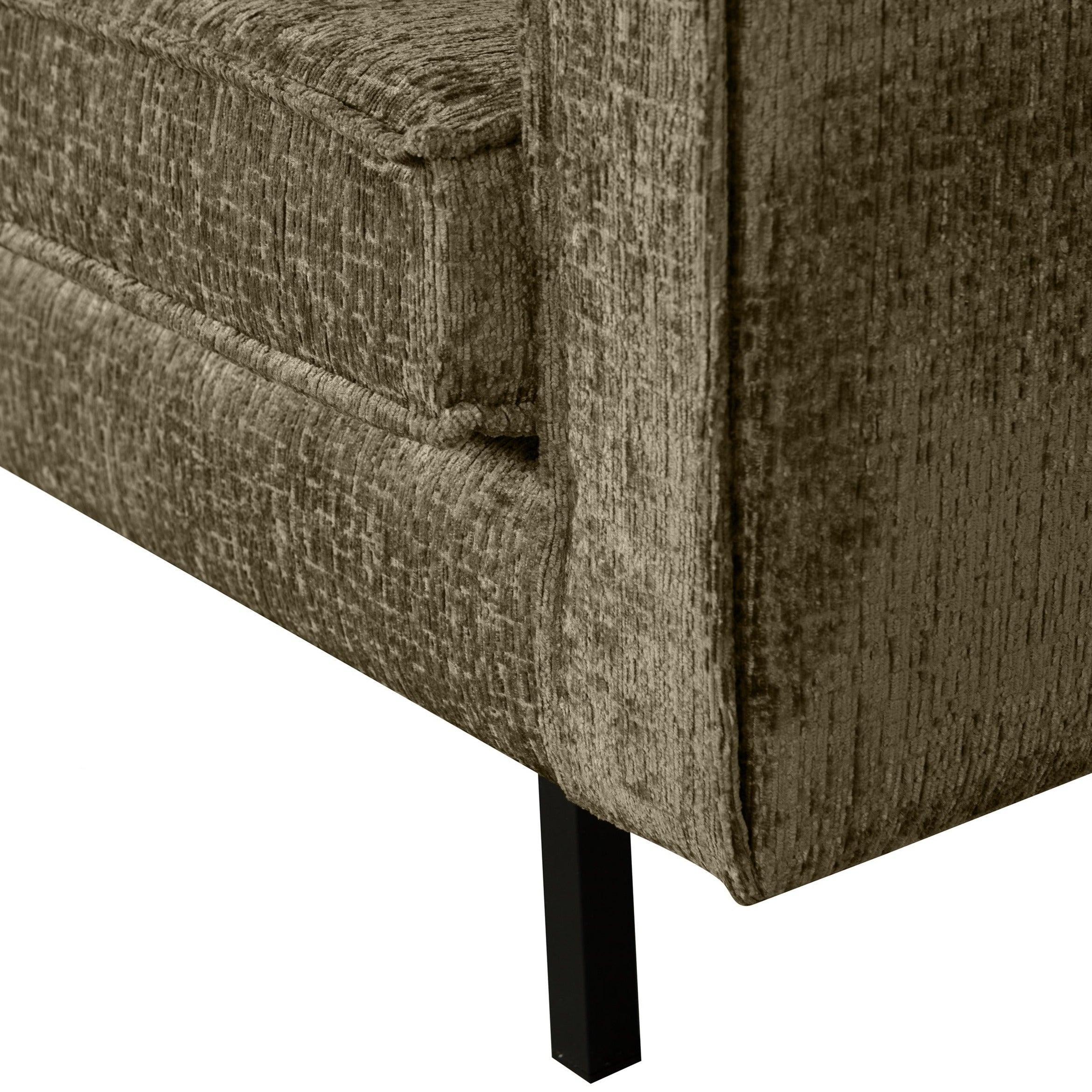 Sofa welurowa 2,5-osobowa RODEO ciemnozielony Be Pure Eye on Design
