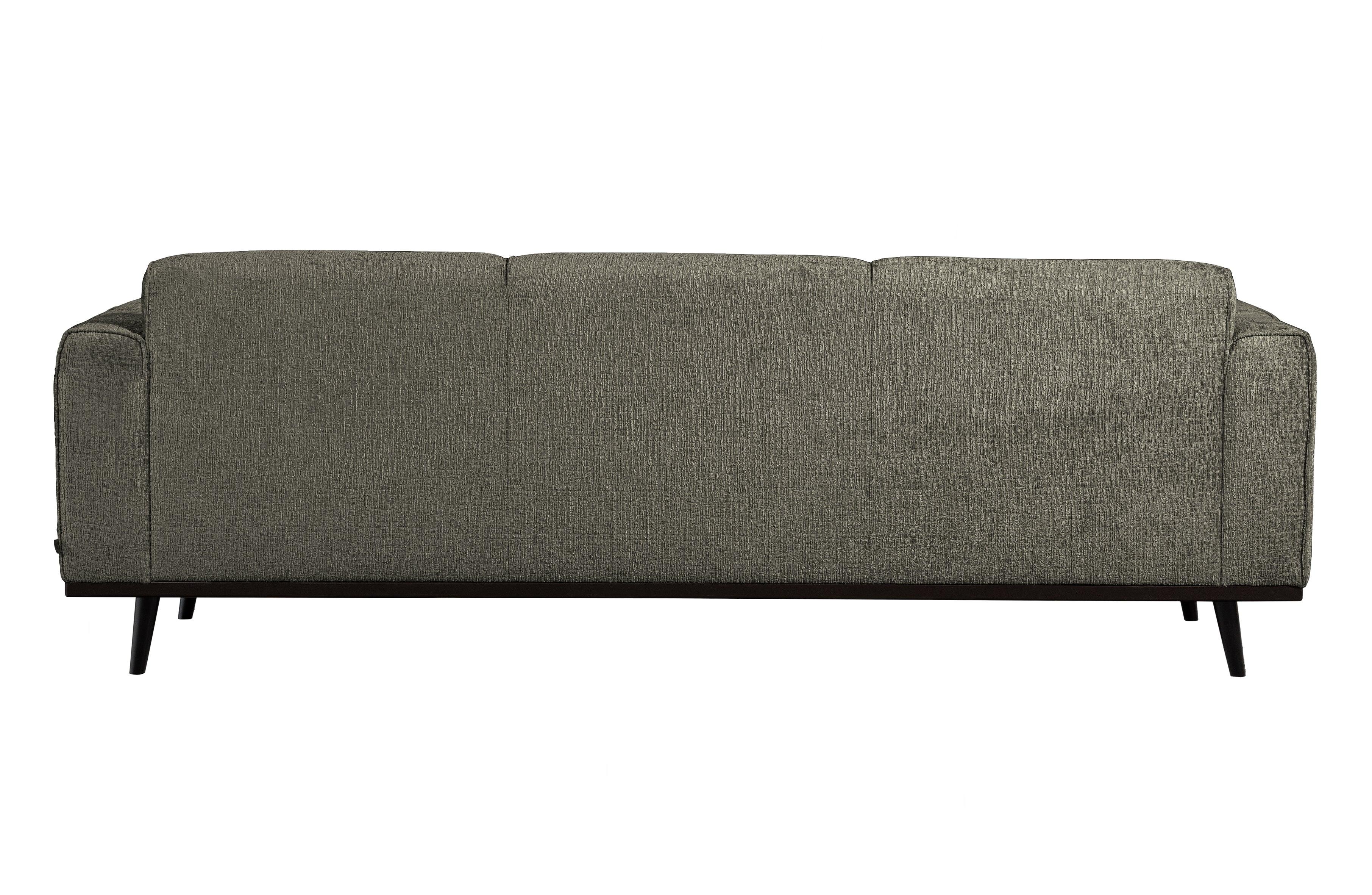 Sofa welurowa 3-osobowa STATEMENT STRUCTURE szarozielony Be Pure Eye on Design