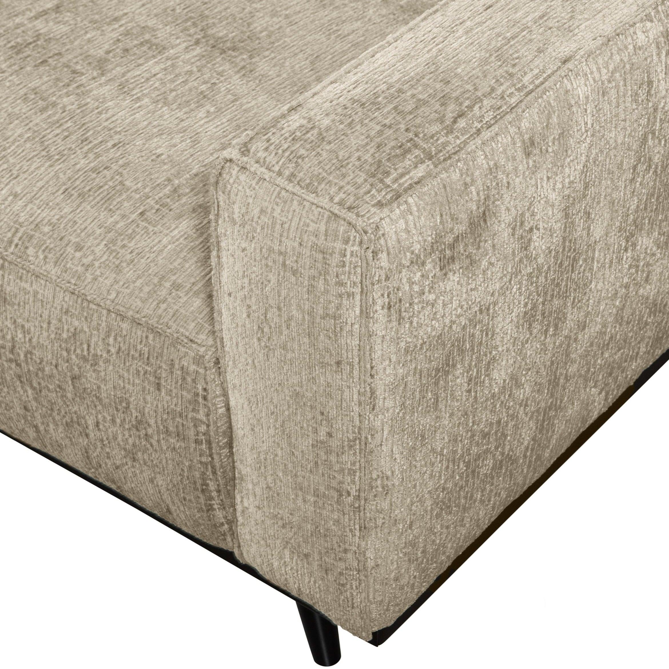 Sofa welurowa 4-osobowa STATEMENT STRUCTURE beżowy Be Pure Eye on Design