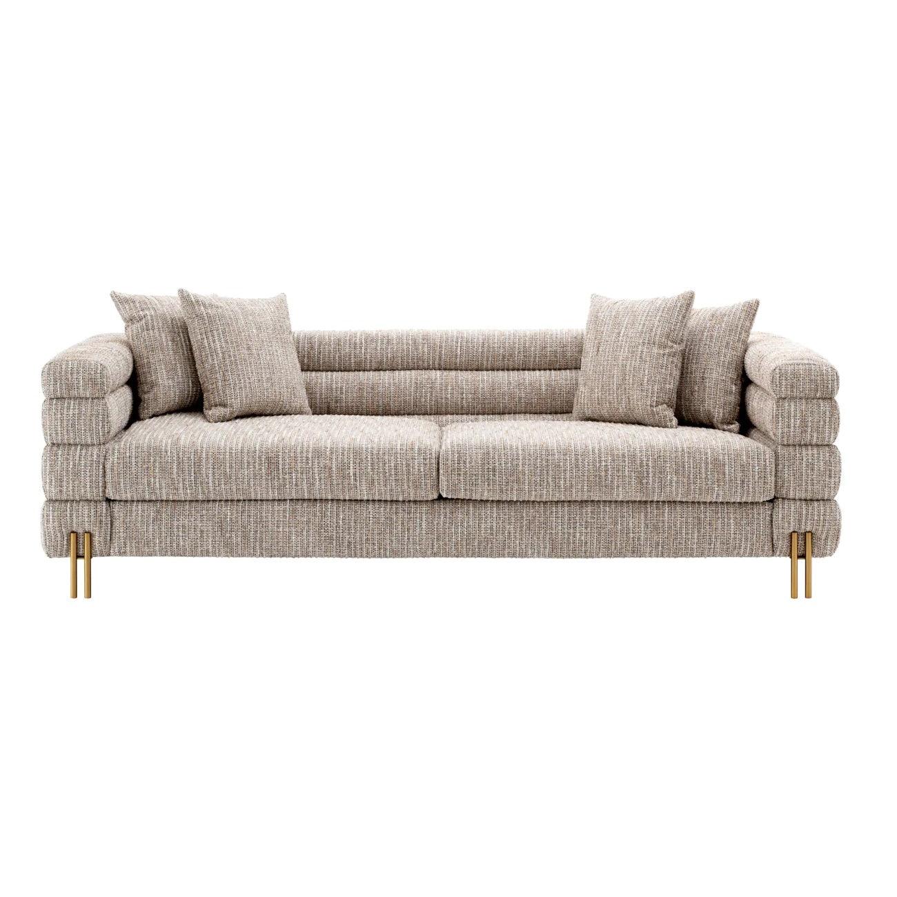 Sofa YORK beżowy melanż Eichholtz Eye on Design