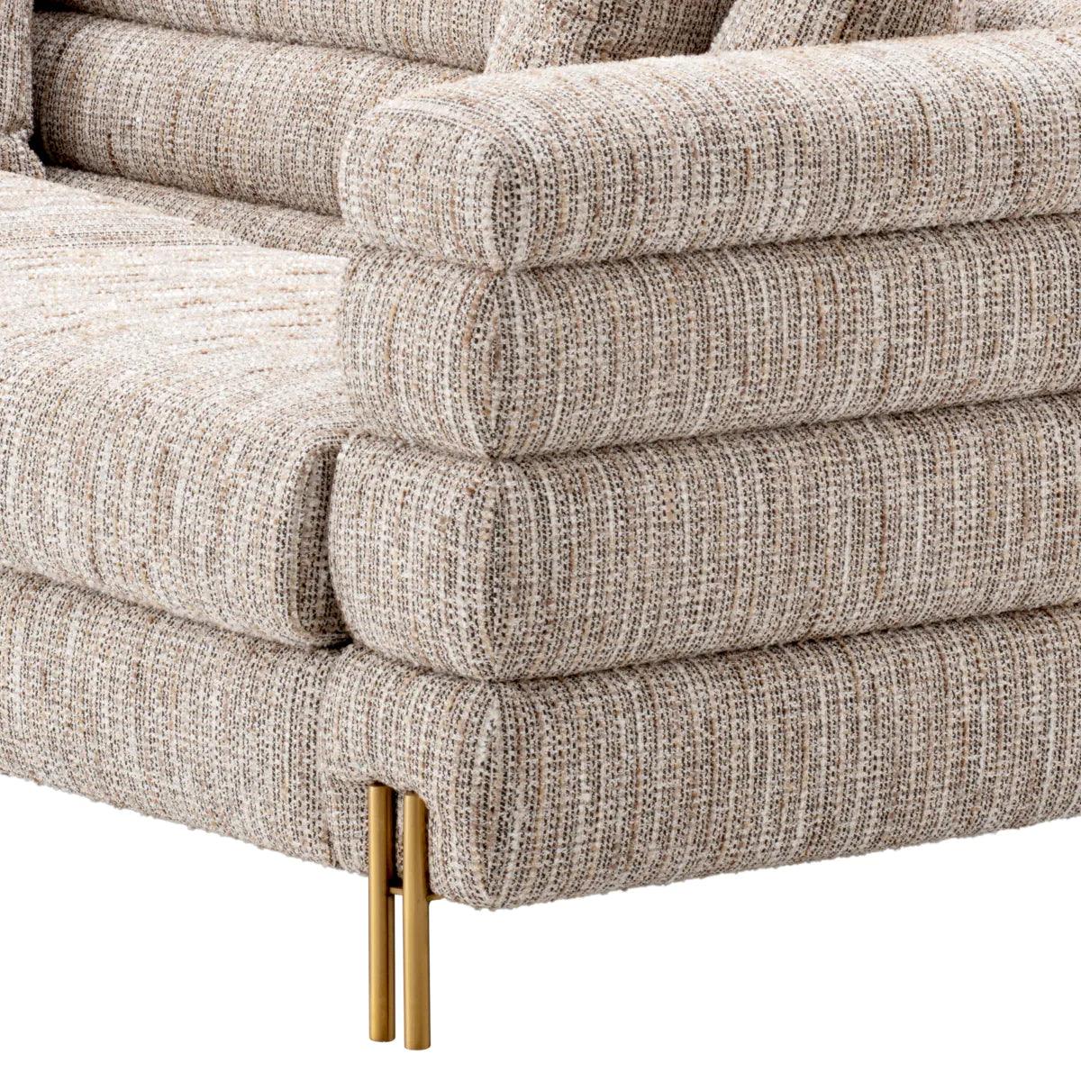 Sofa YORK beżowy melanż Eichholtz Eye on Design