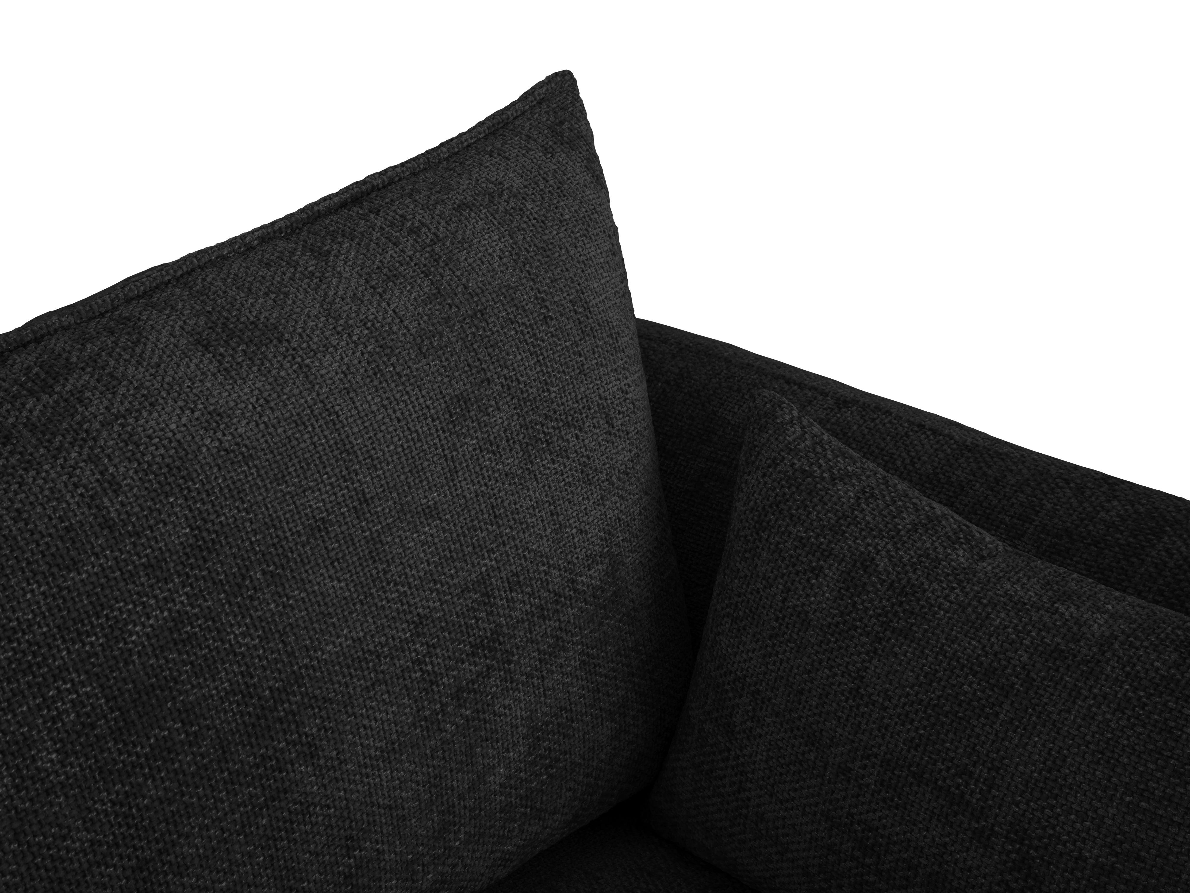 Sofa z funkcją spania MATERA czarny szenil Cosmopolitan Design Eye on Design