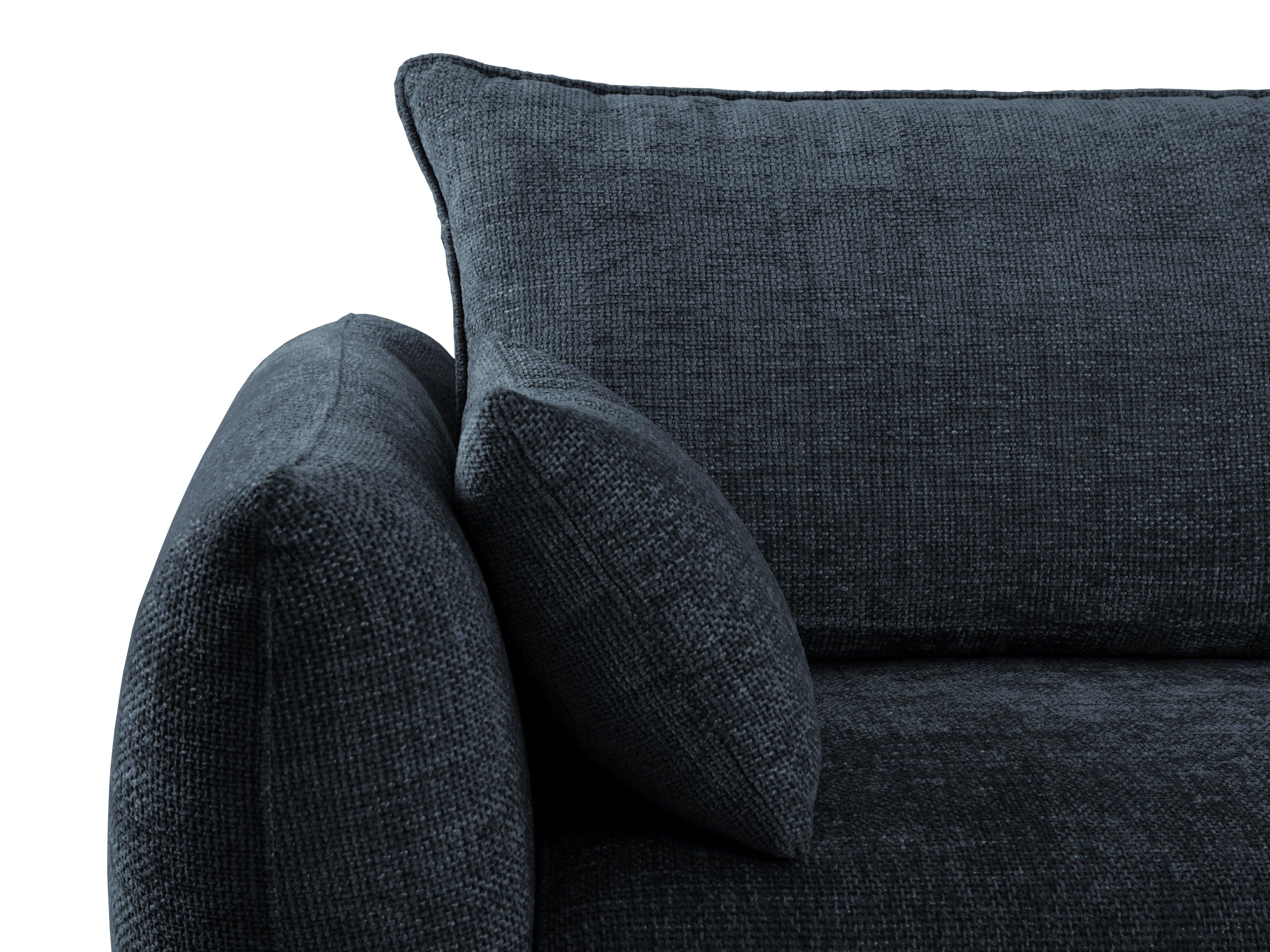 Sofa z funkcją spania MATERA granatowy szenil Cosmopolitan Design Eye on Design