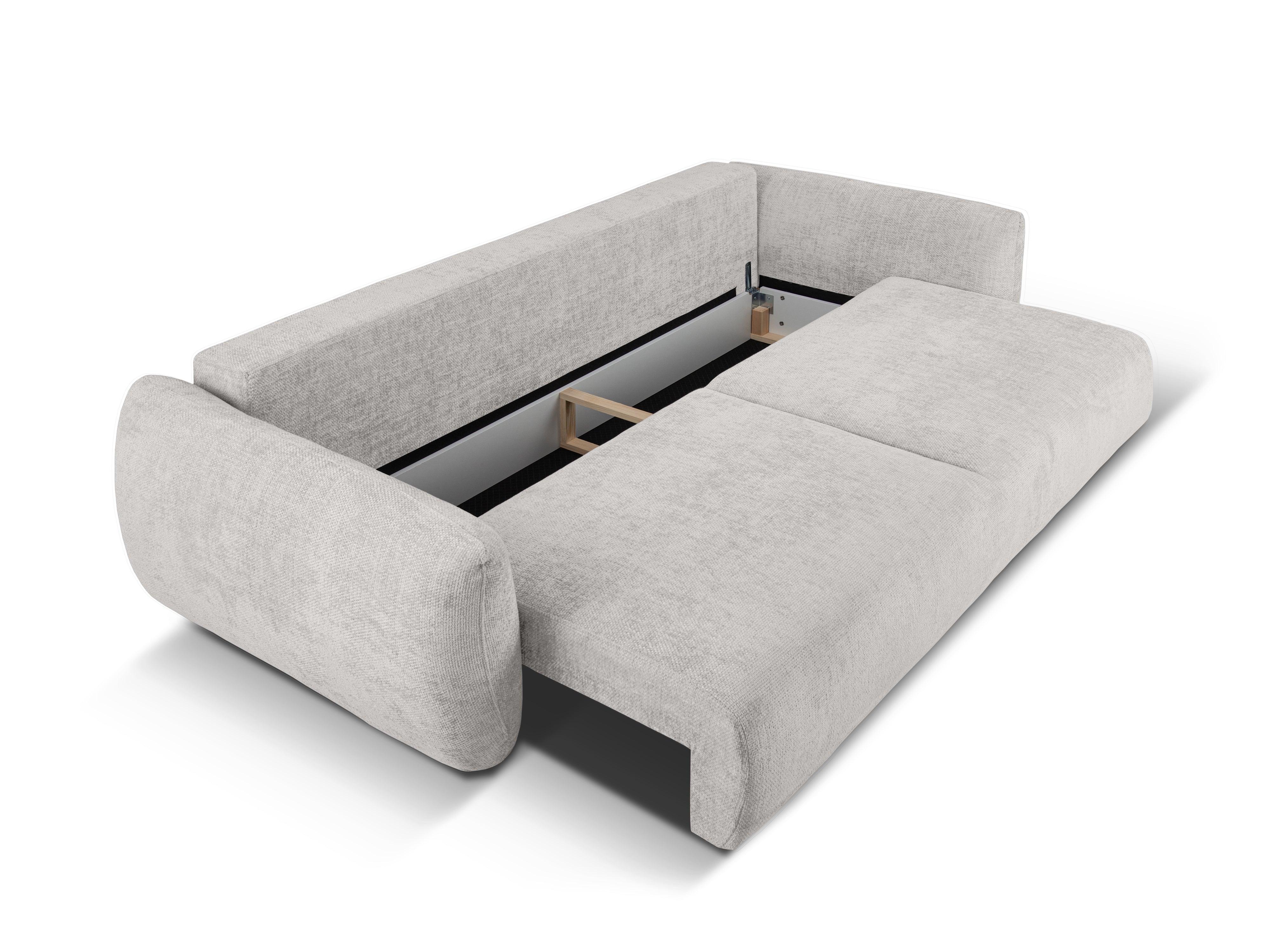 Sofa z funkcją spania MATERA jasnoszary szenil Cosmopolitan Design Eye on Design