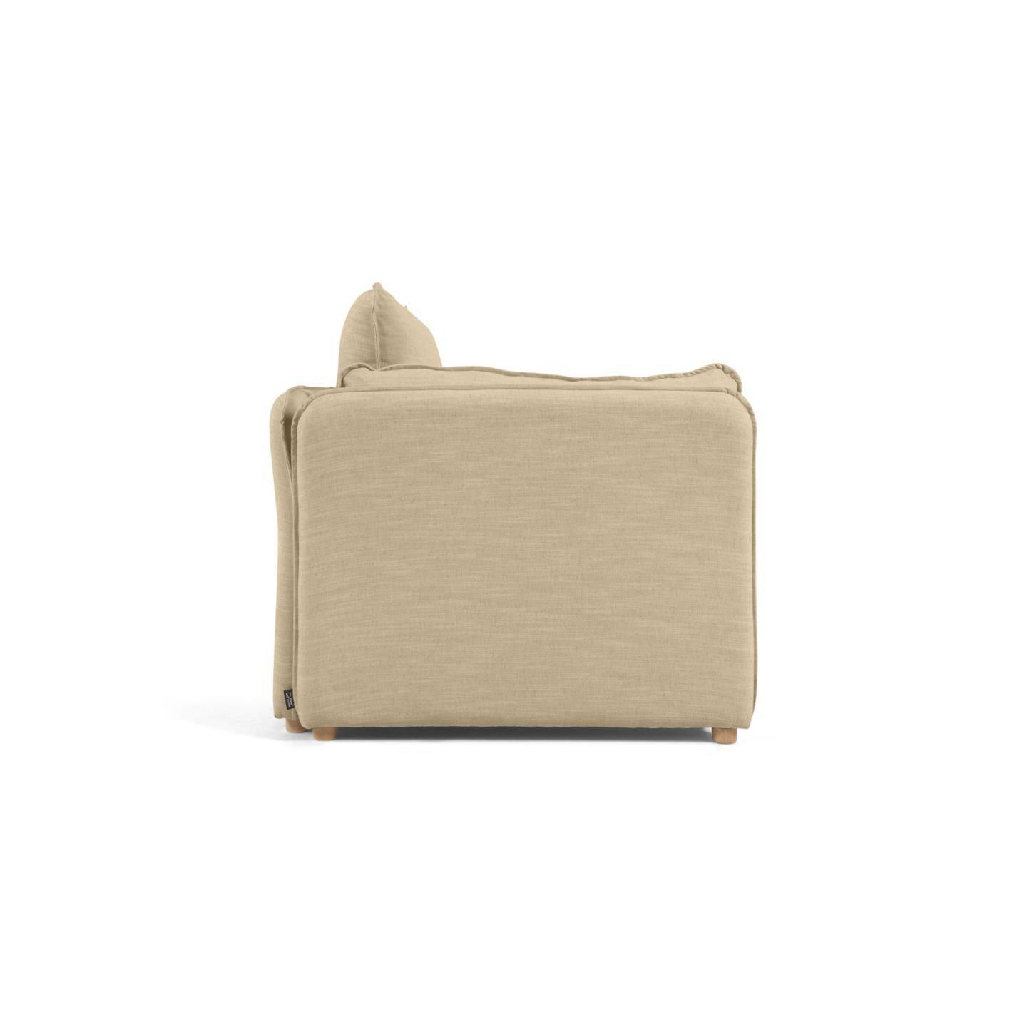 Sofa z funkcją spania TANIT beżowy La Forma Eye on Design