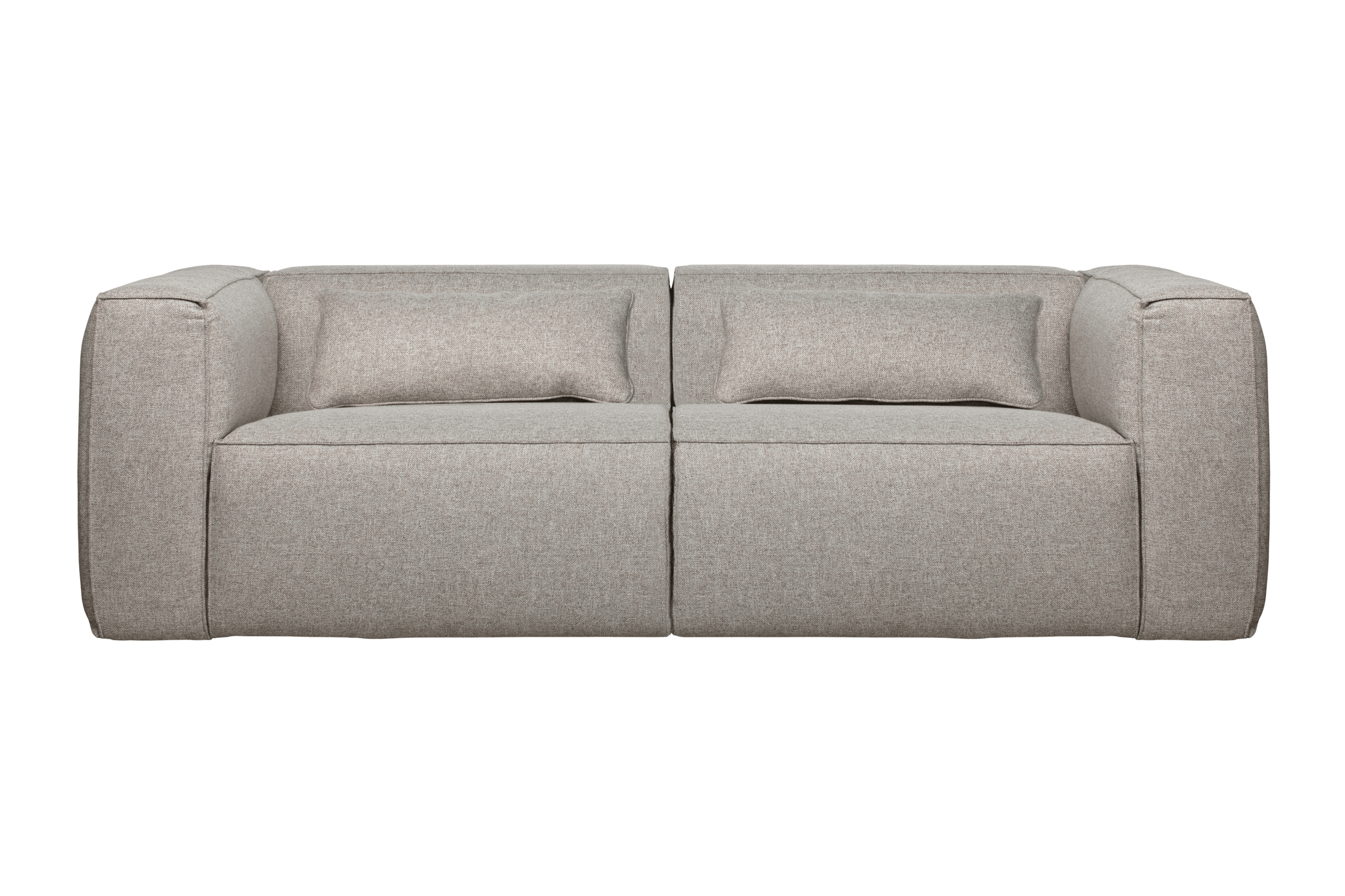 Sofa z poduszkami BEAN jasnoszary Woood Exclusive Eye on Design