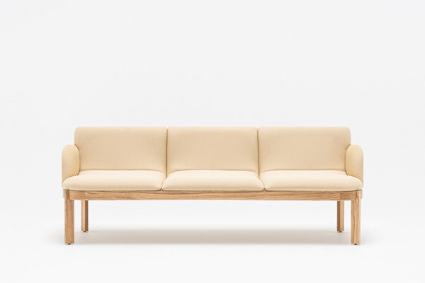 Gepolsterte Sofa Rampe Holzbasis