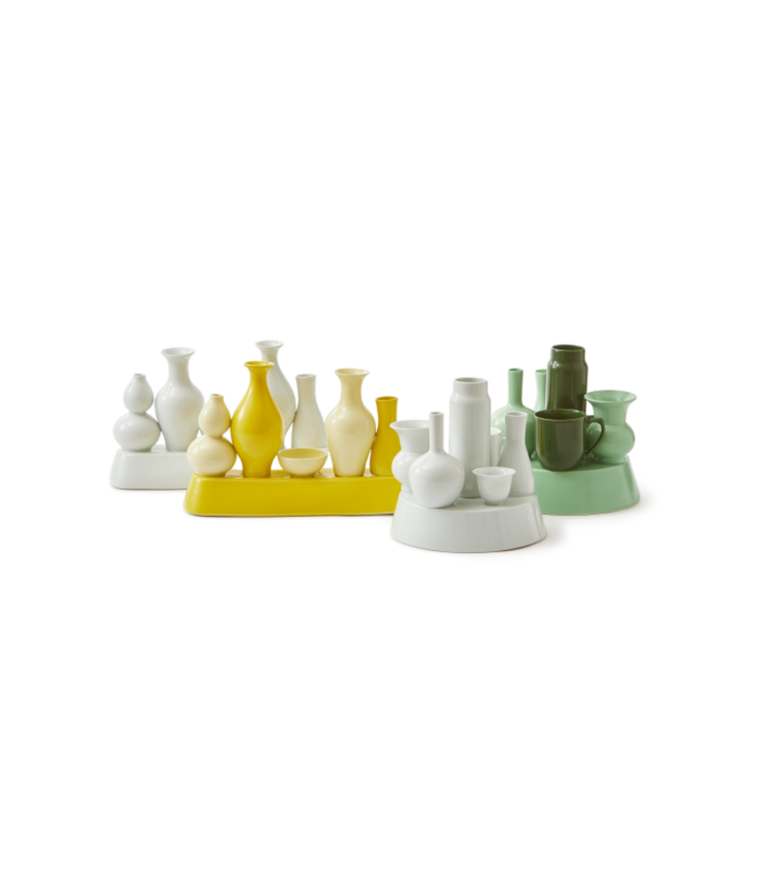HONG KONG green vase