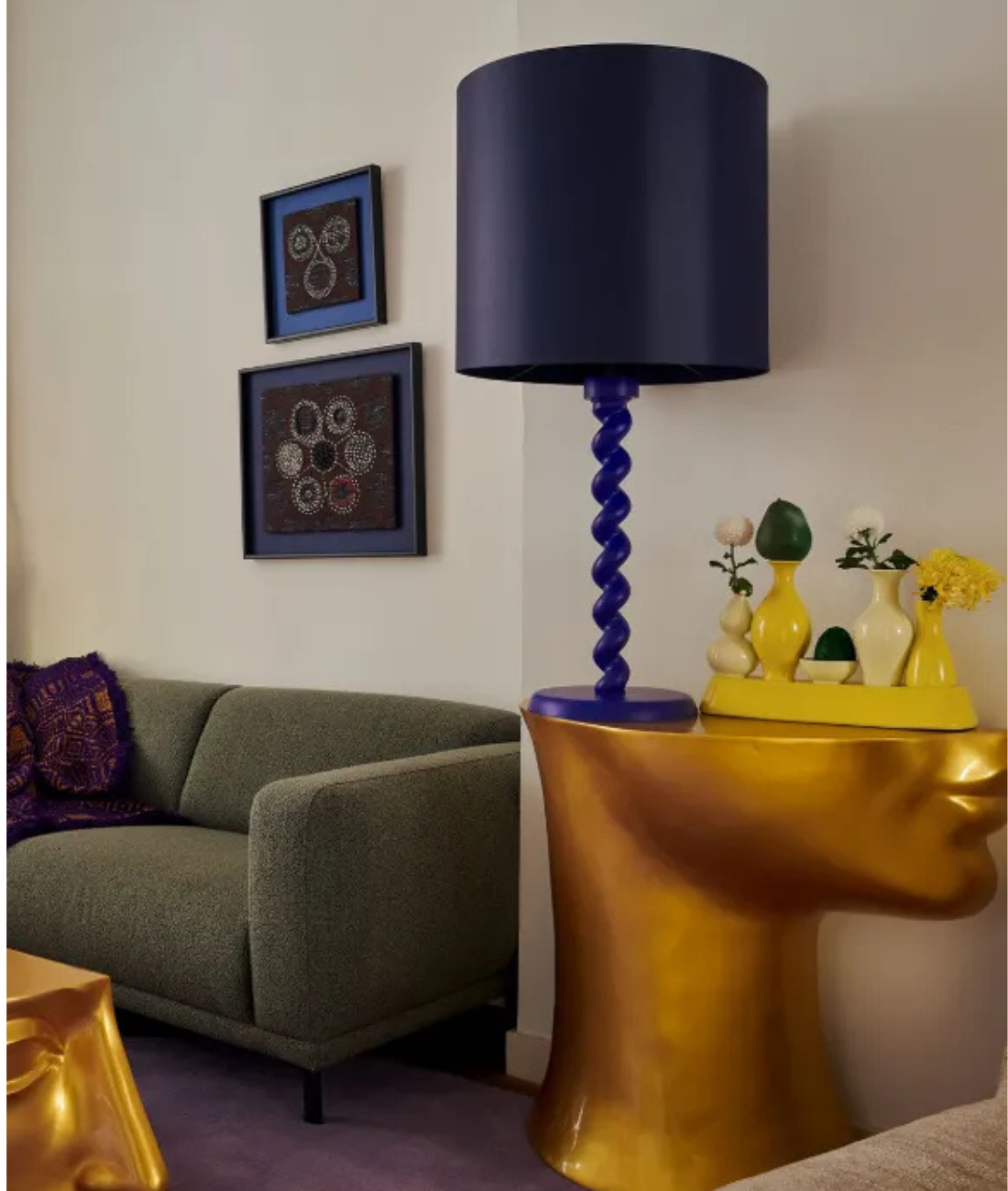 SHANGHAI Vase gelb