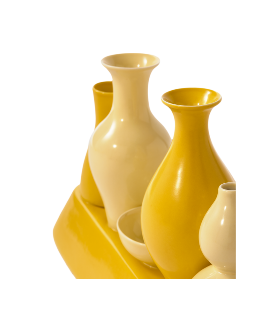 SHANGHAI Vase gelb