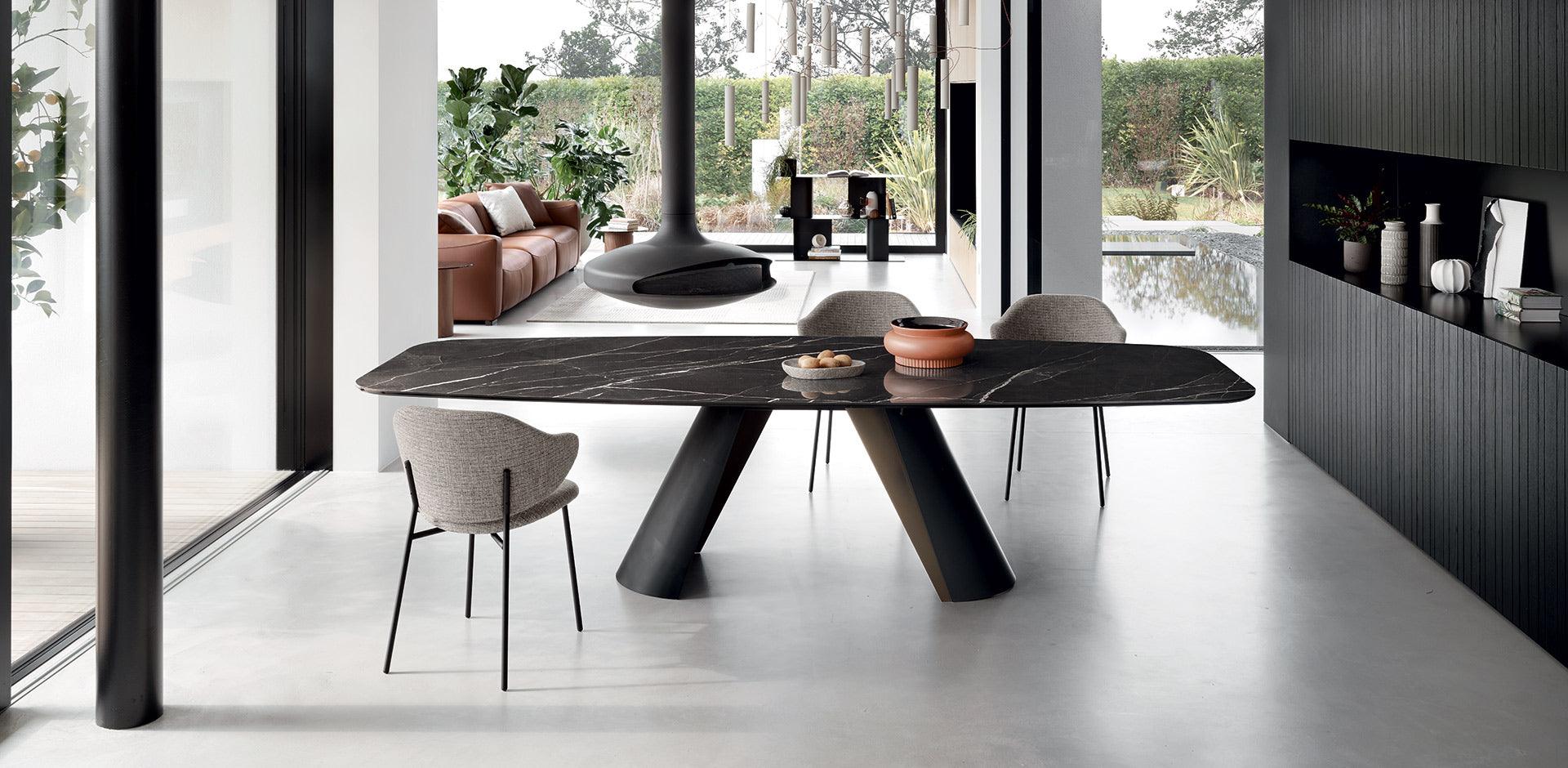 Stół APIAN biały marmur Calligaris Eye on Design