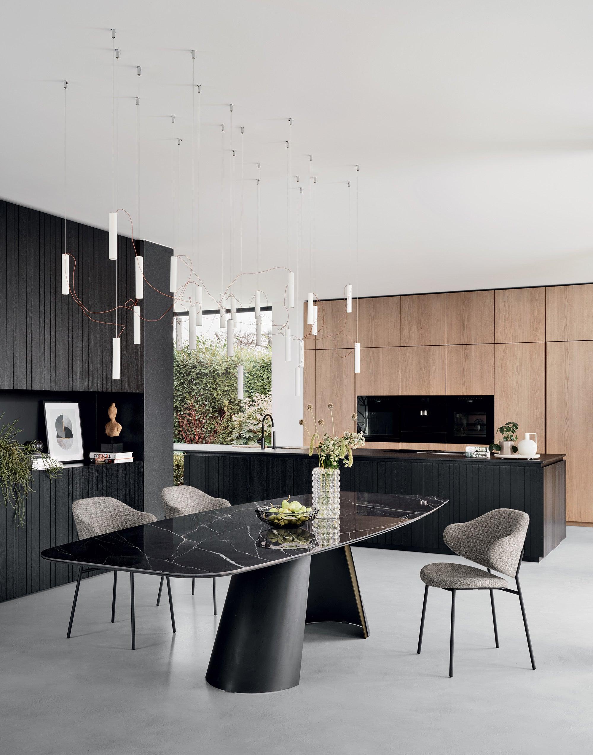 Stół APIAN złoty marmur Calligaris Eye on Design