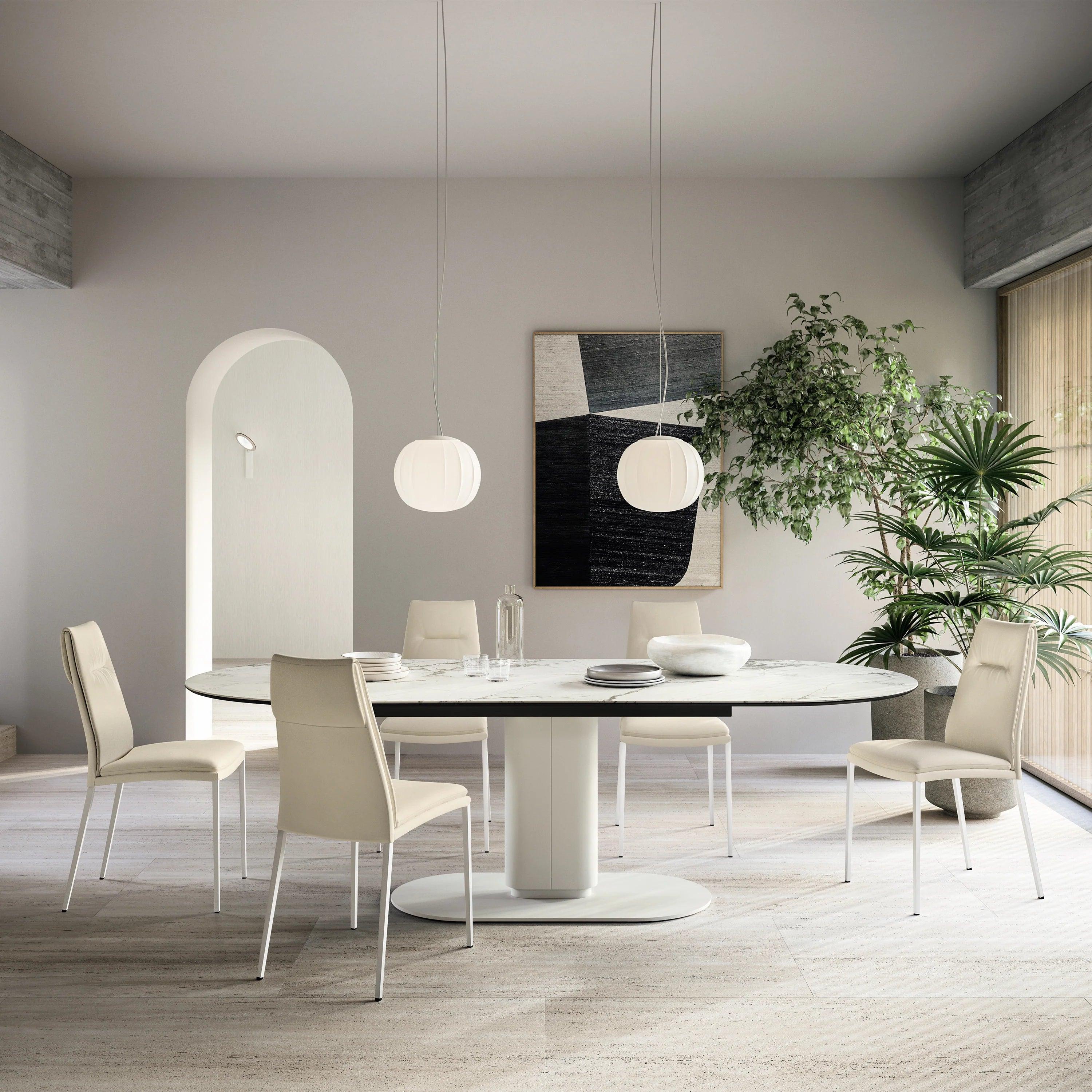 Stół CAMEO czarny marmur Calligaris Eye on Design