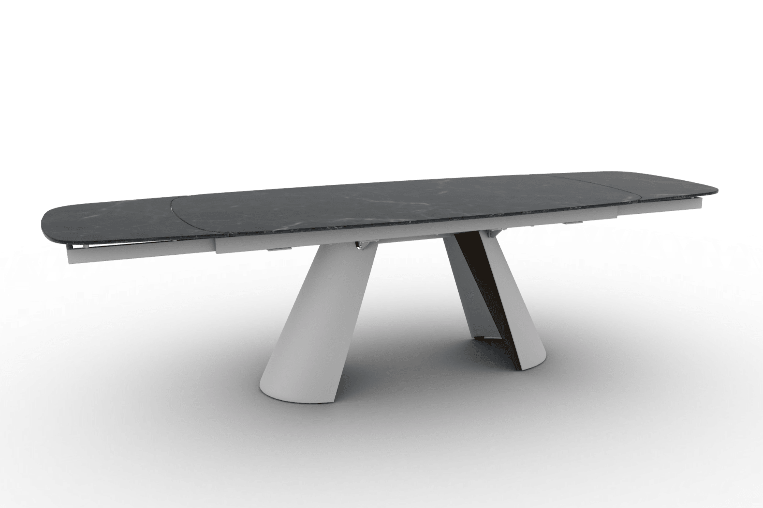 Stół elipsa rozkładany APIAN czarny marmur Calligaris Eye on Design