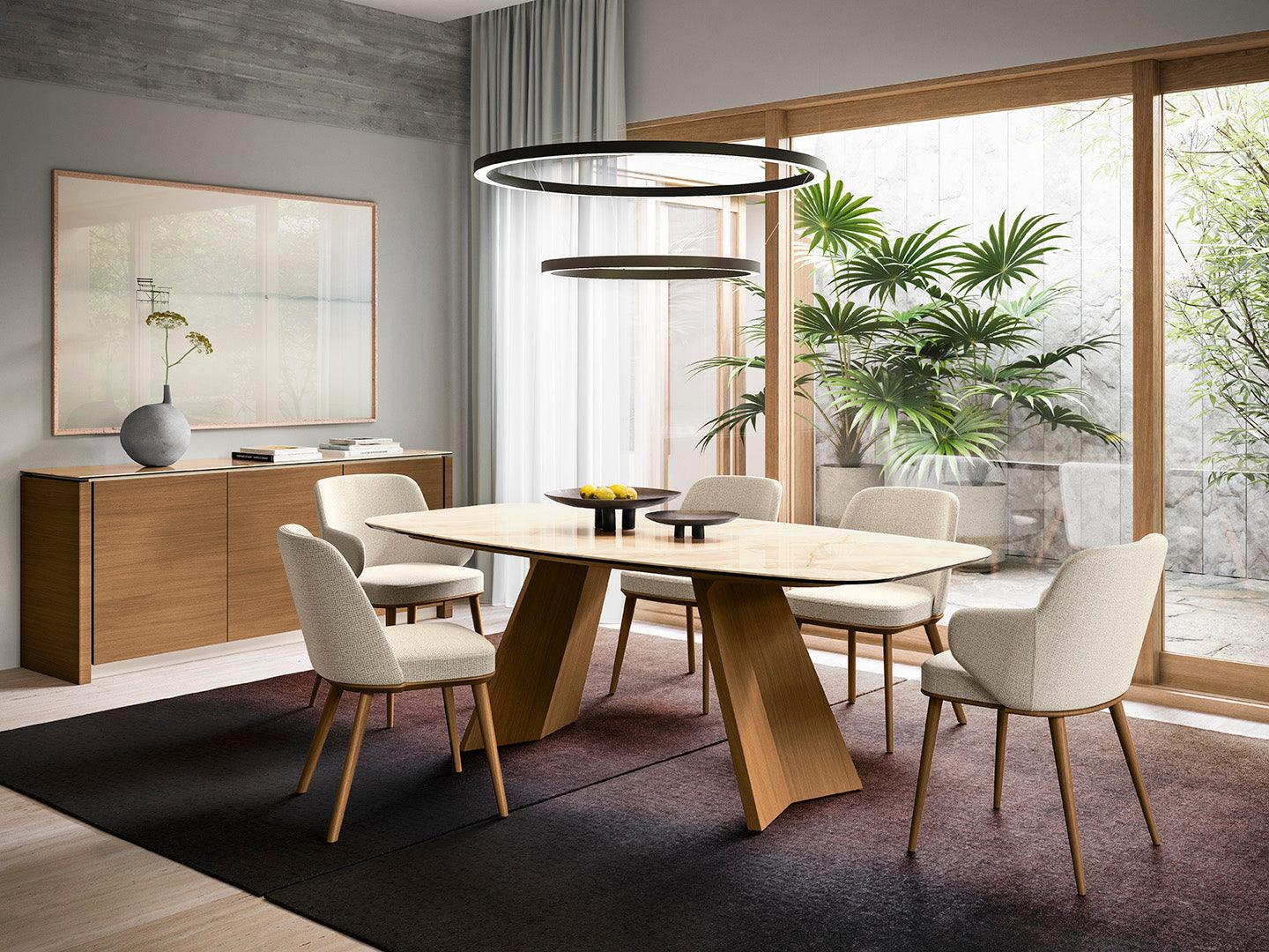 Stół ICARO jodełka dębowa do jadalni – Calligaris