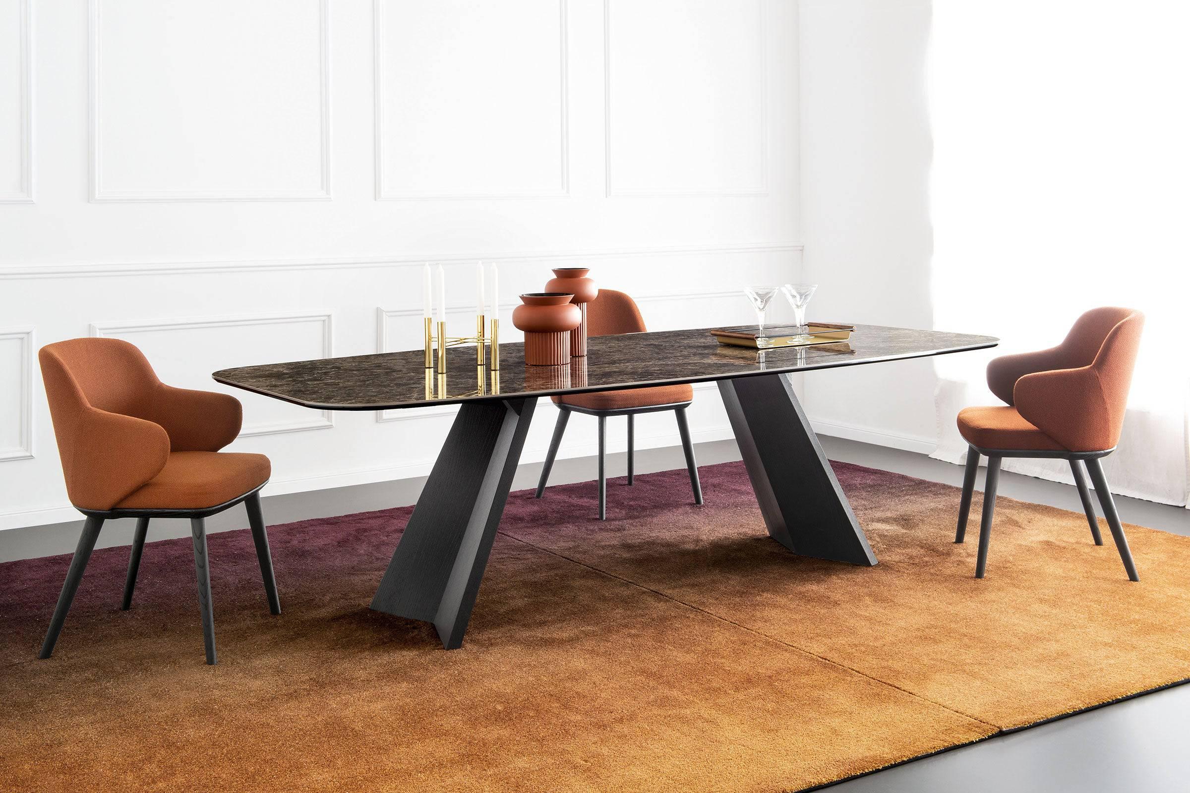 Stół ICARO jodełka dębowa – drewno dębowe, Calligaris