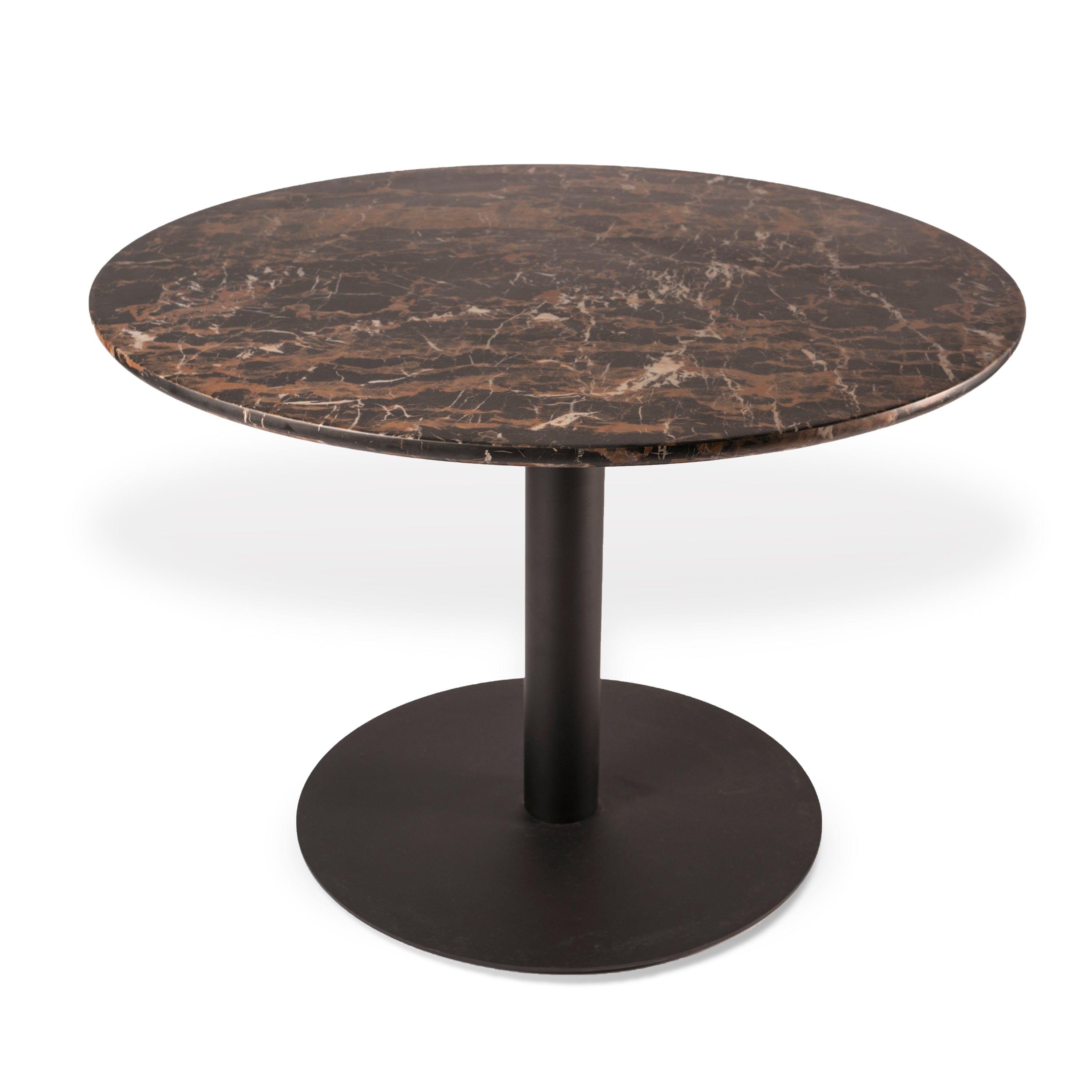 Stół jadalniany MARBLE LOOK ciemnobrązowy Pols Potten Eye on Design