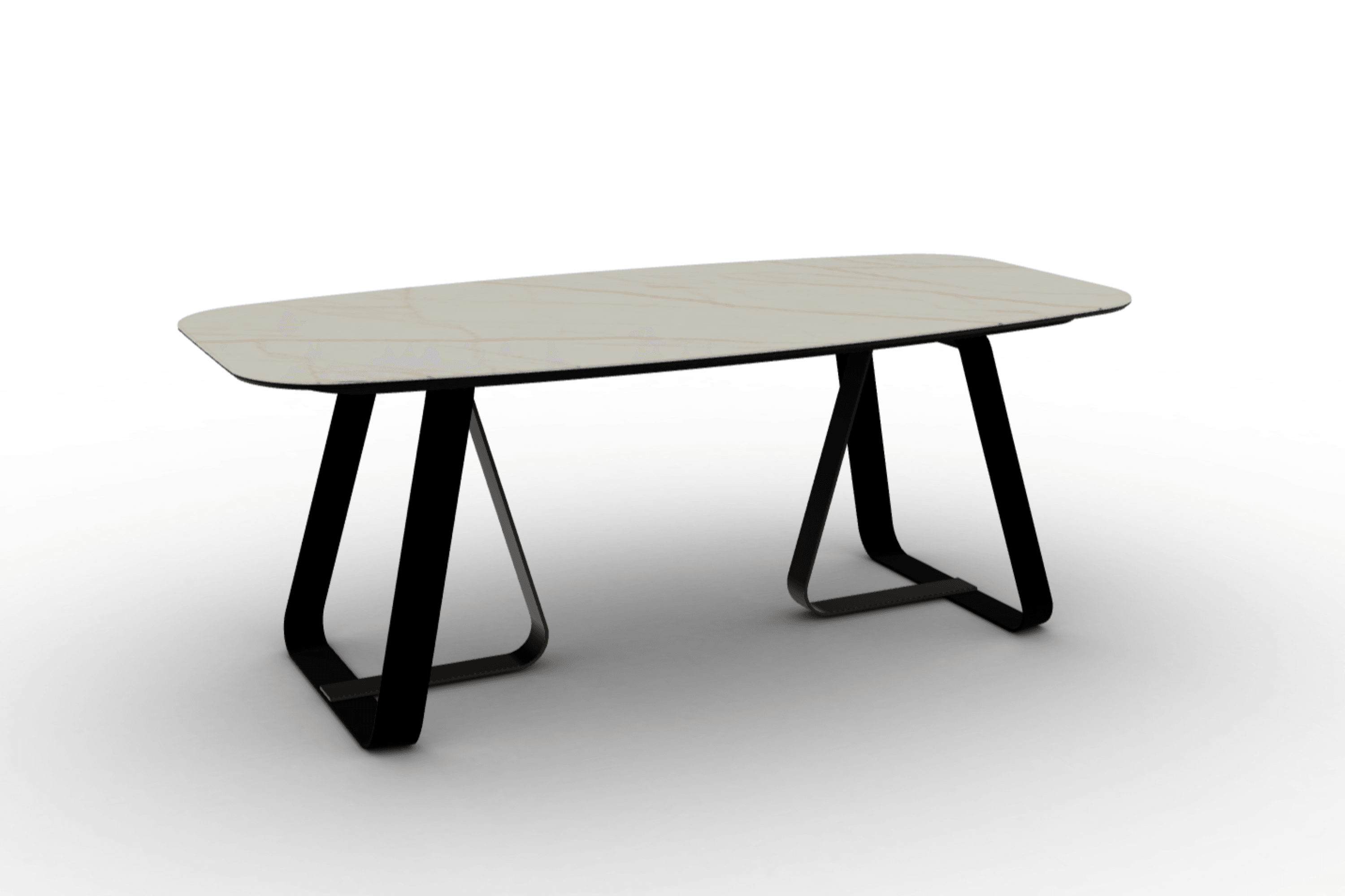 Stół jadalniany SUNSHINE złoty marmur Calligaris Eye on Design