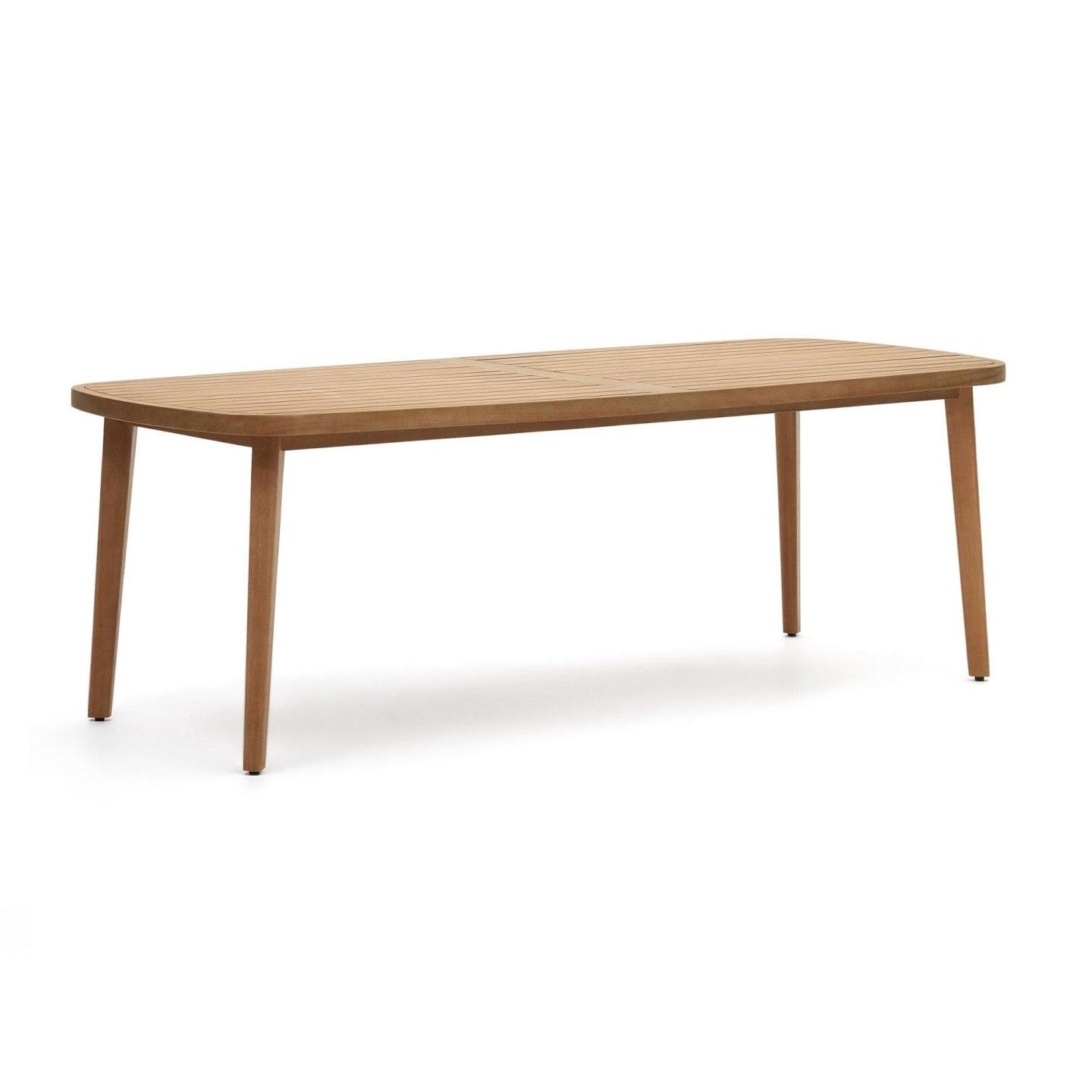Stół ogrodowy MASET lite drewno eukaliptusowe La Forma 100x225 cm Eye on Design
