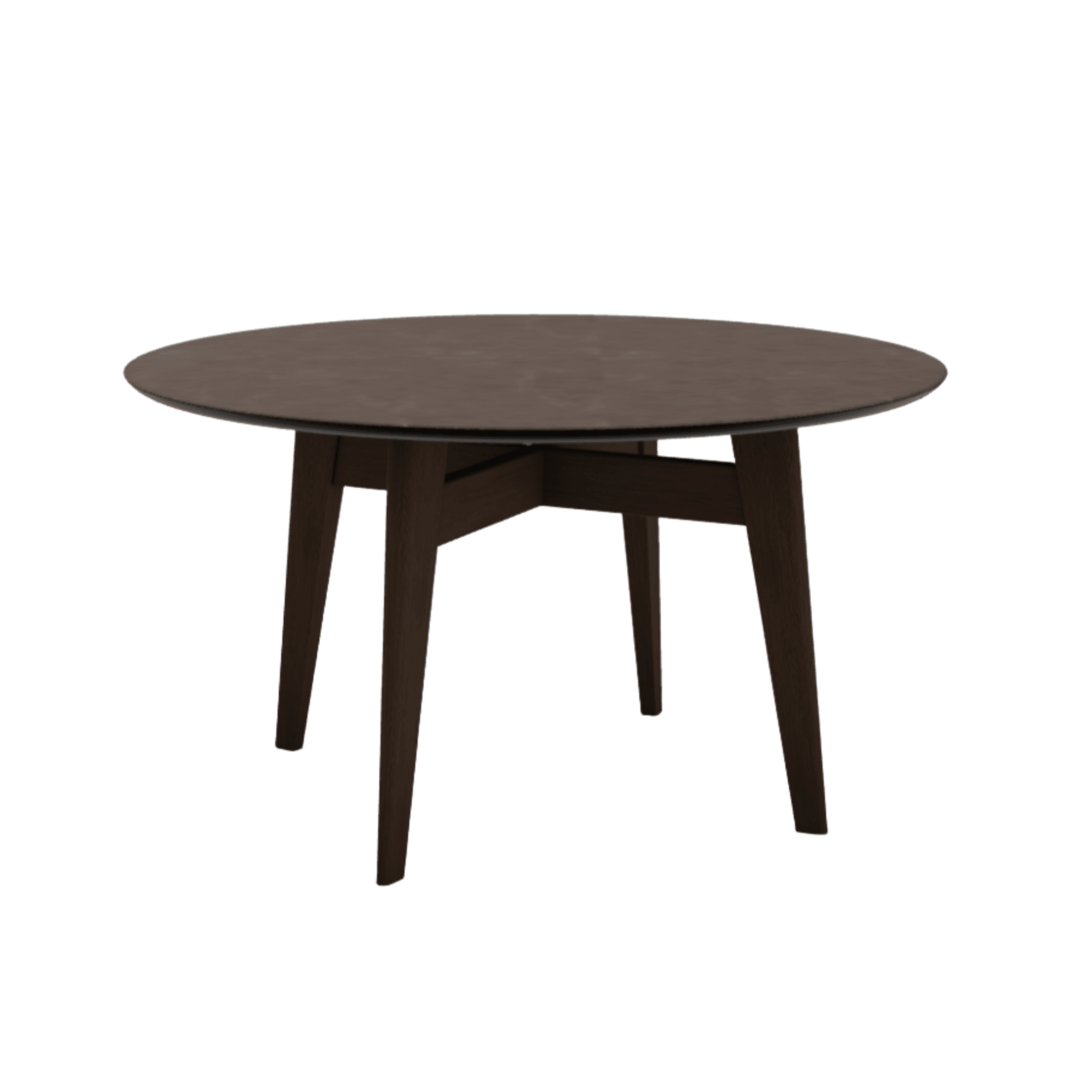 Stół okrągły ABREY brązowa ceramika – Calligaris
