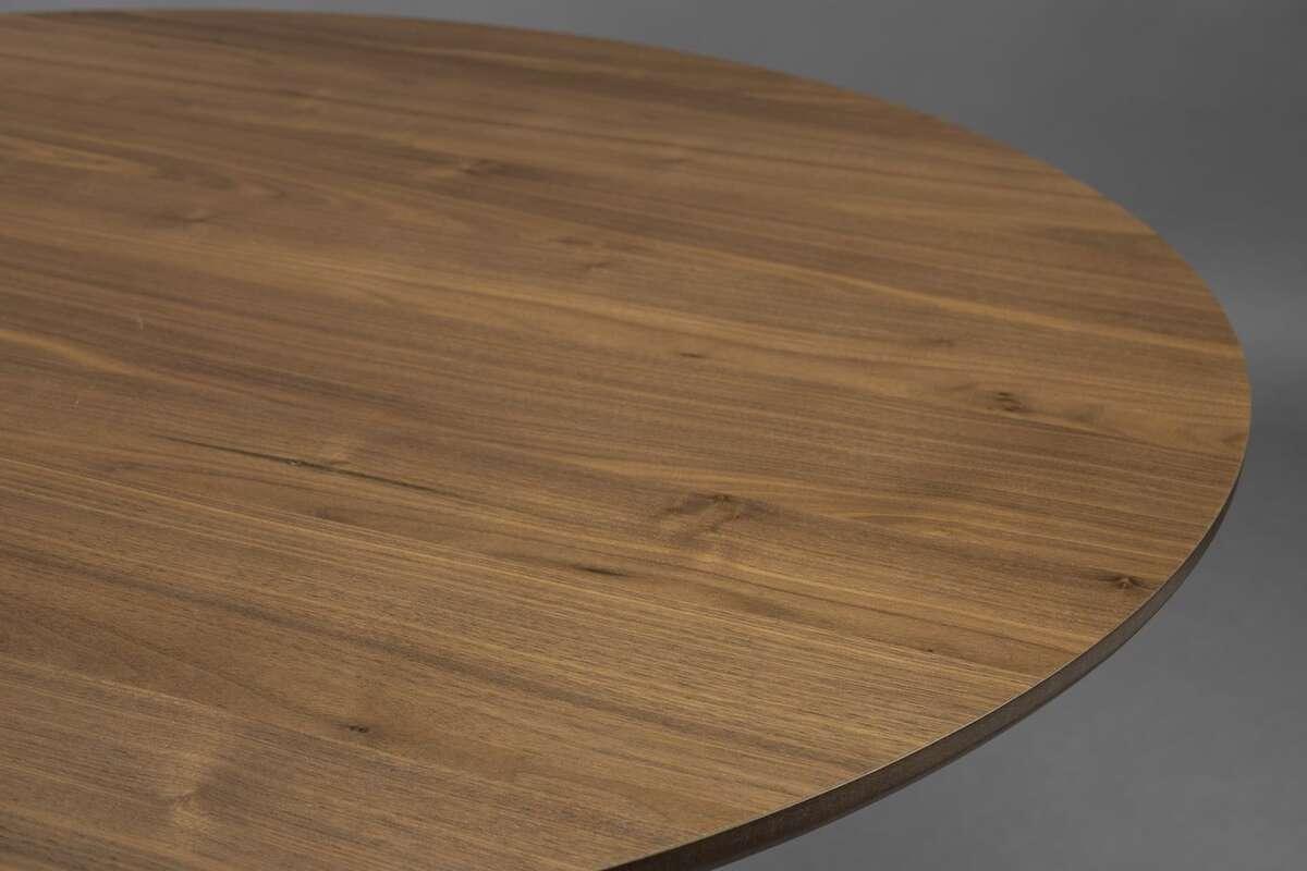 Stół okrągły BARLET orzechowy Dutchbone Eye on Design