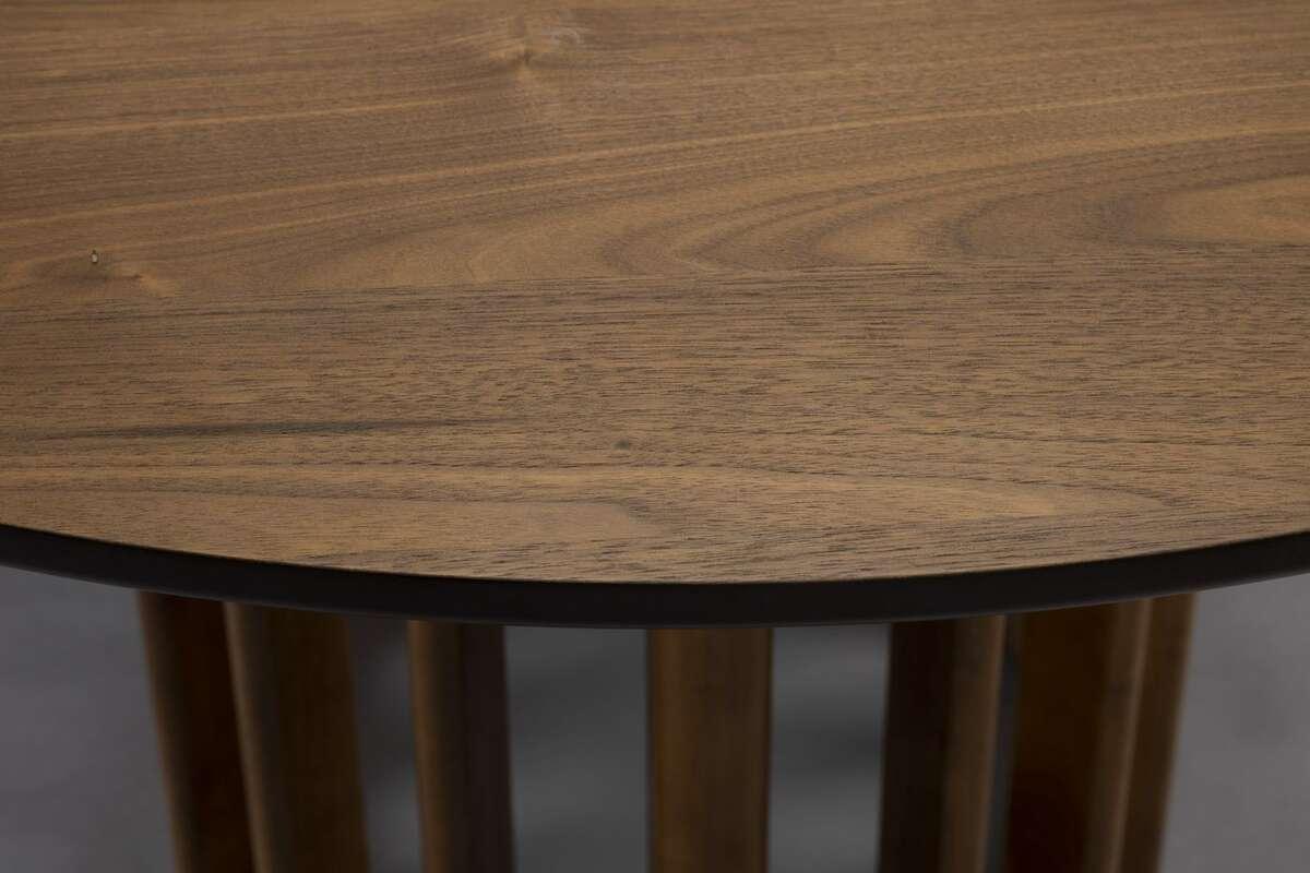 Stół okrągły BARLET orzechowy Dutchbone Eye on Design