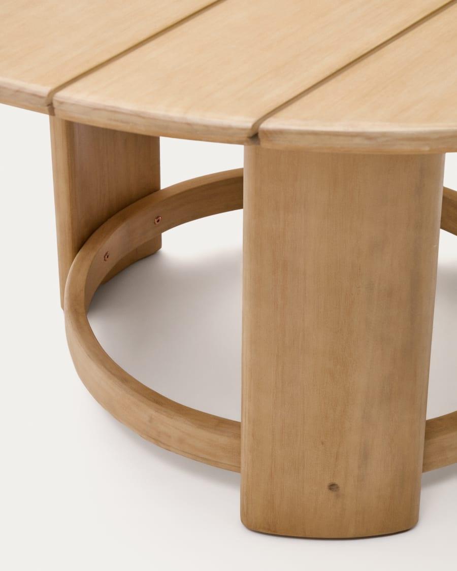 Stół okrągły XORIGUER drewno eukaliptusowe La Forma Eye on Design