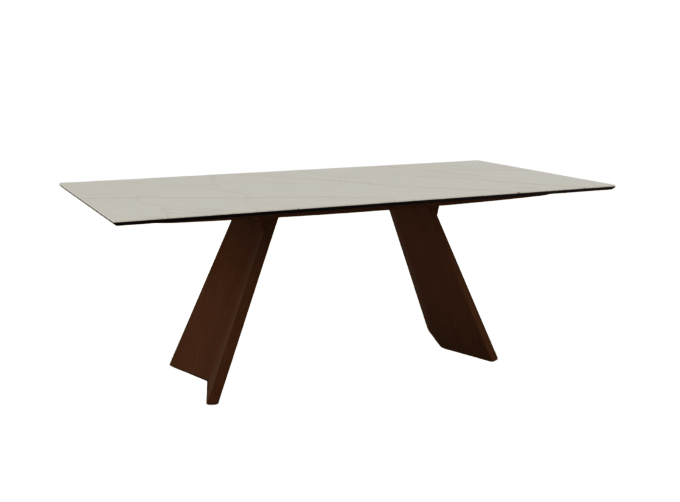 Stół prostokątny ICARO złoty marmur Calligaris Eye on Design