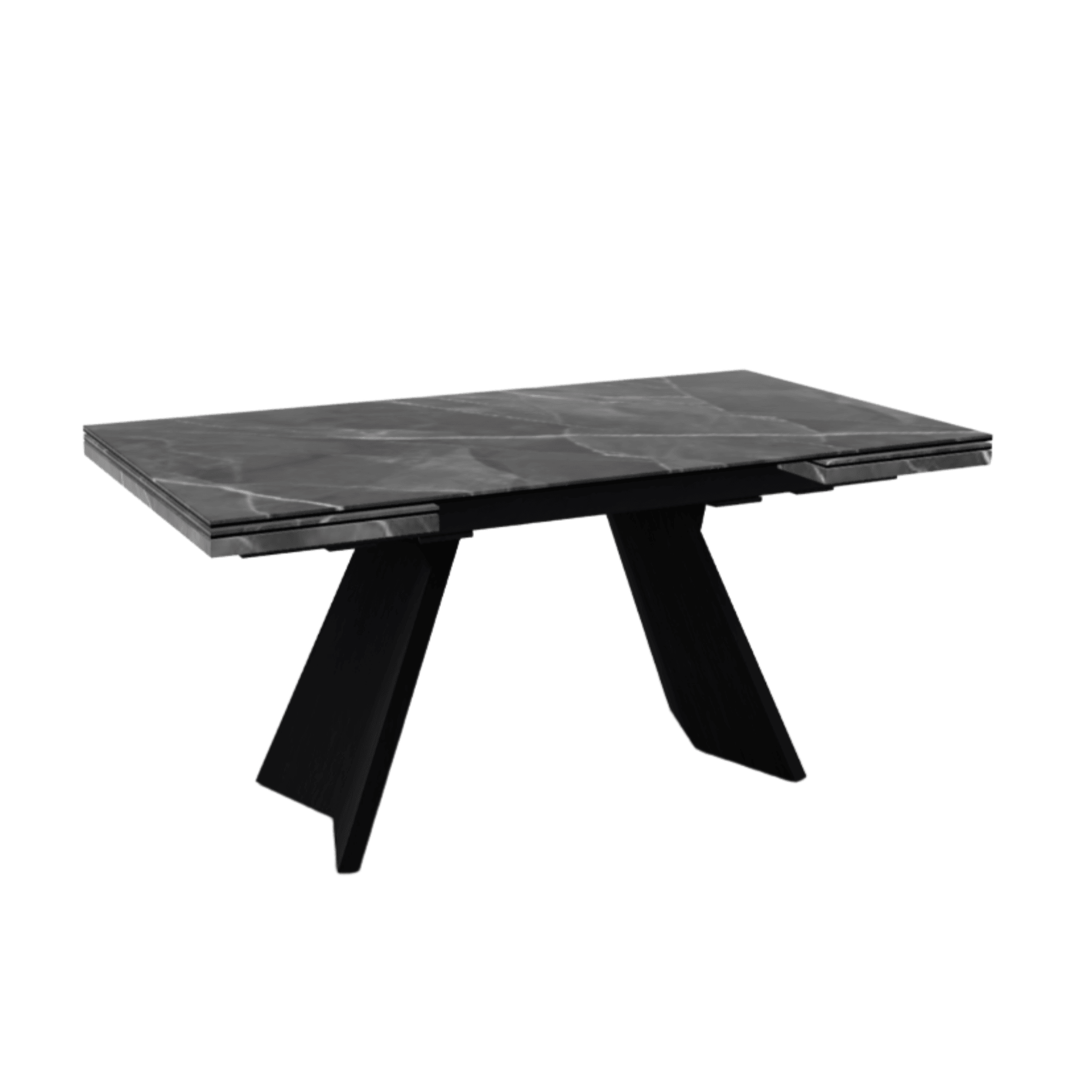 Stół prostokątny rozkładany ICARO antracytowy marmur – Calligaris