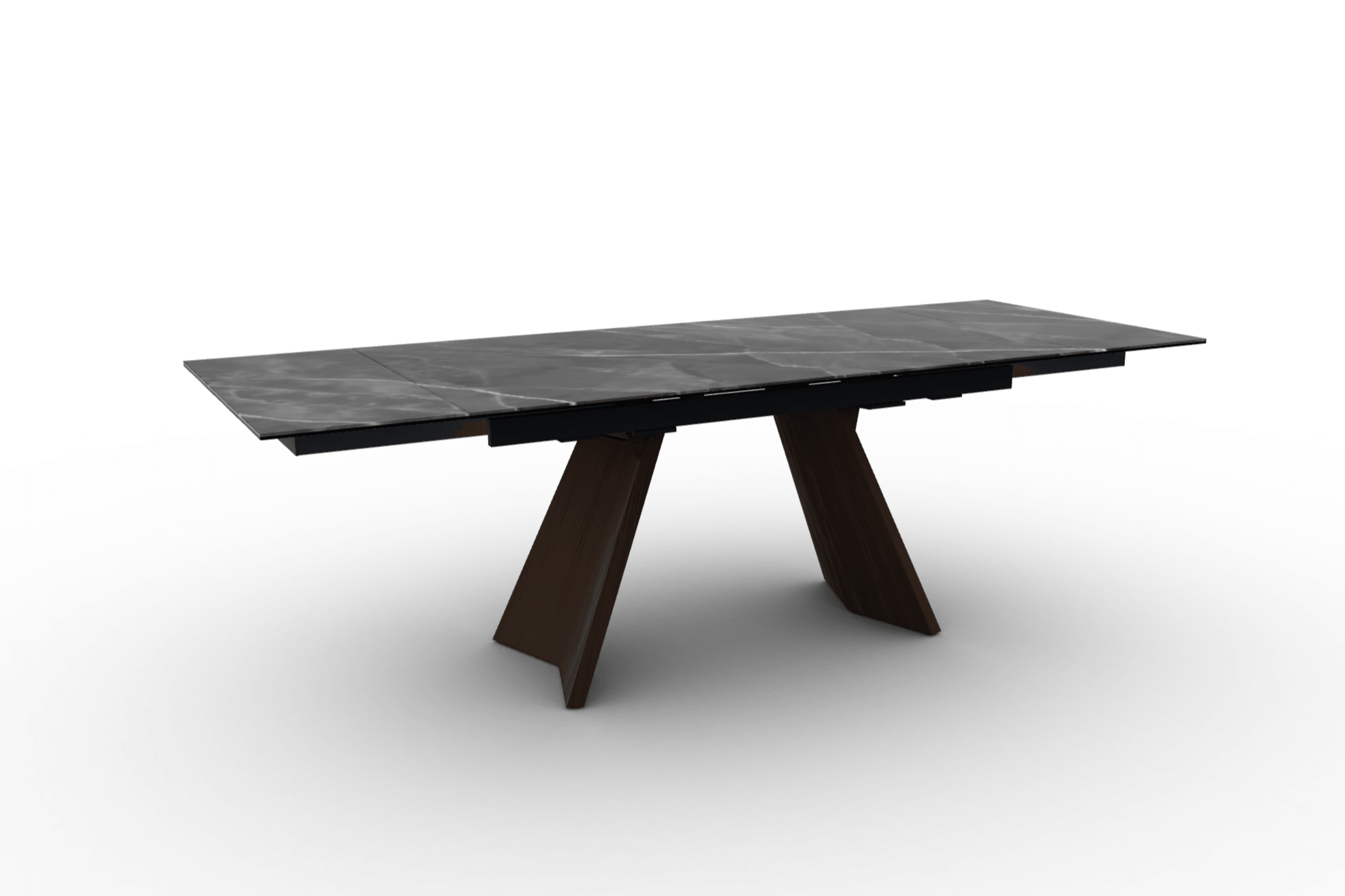 Stół prostokątny rozkładany ICARO antracytowy marmur do jadalni – Calligaris