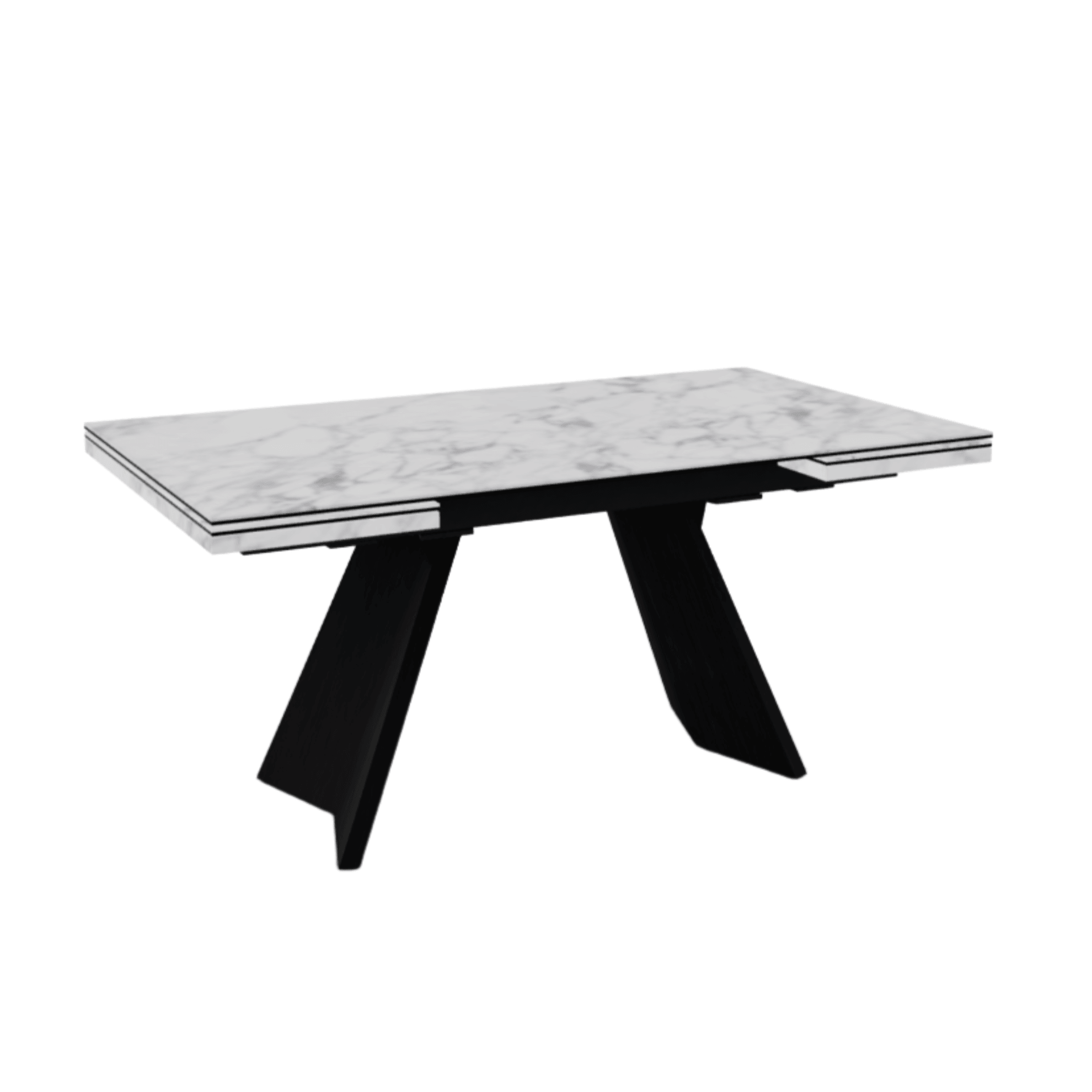 Stół prostokątny rozkładany ICARO biały marmur – Calligaris