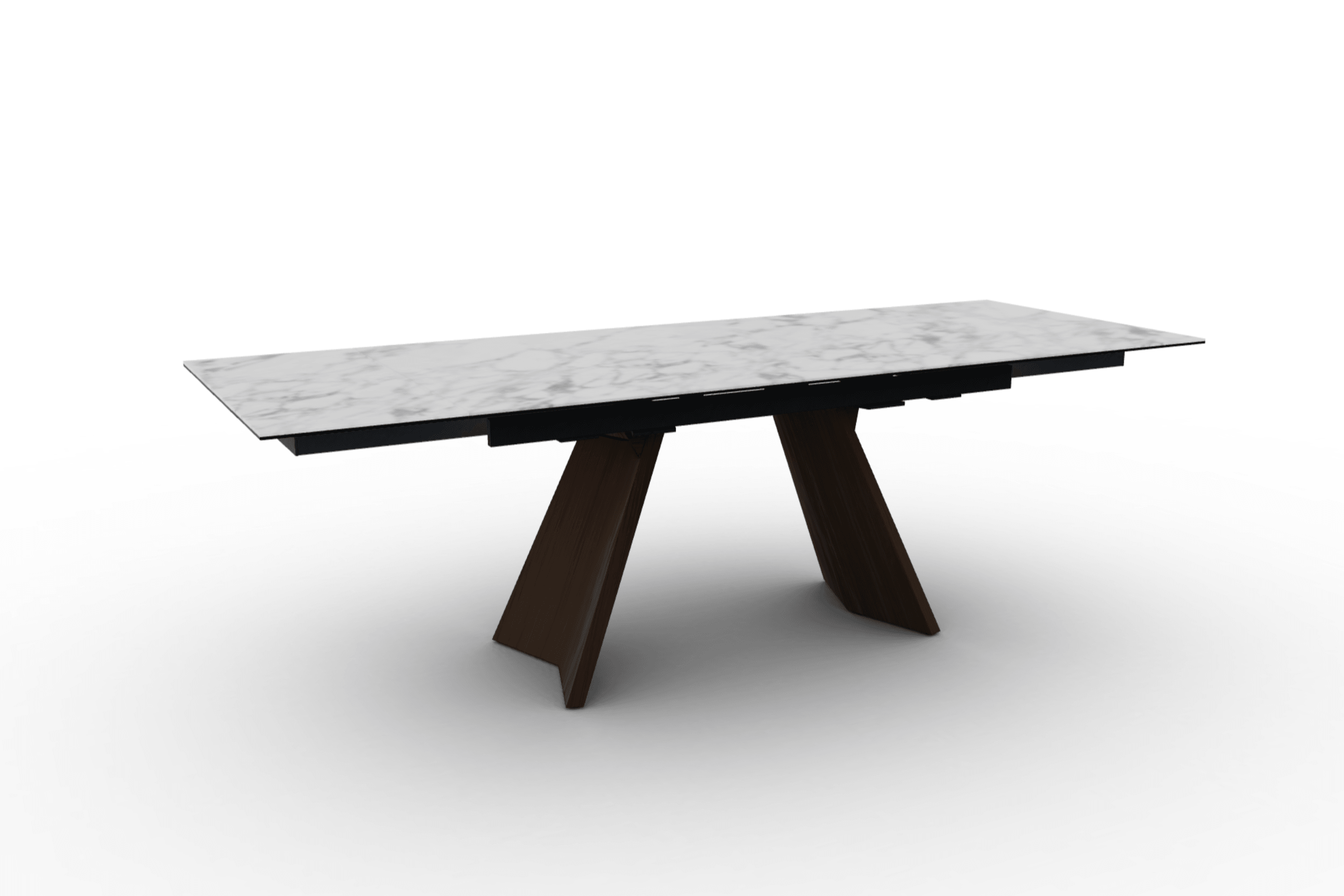 Stół prostokątny rozkładany ICARO biały marmur do jadalni – Calligaris