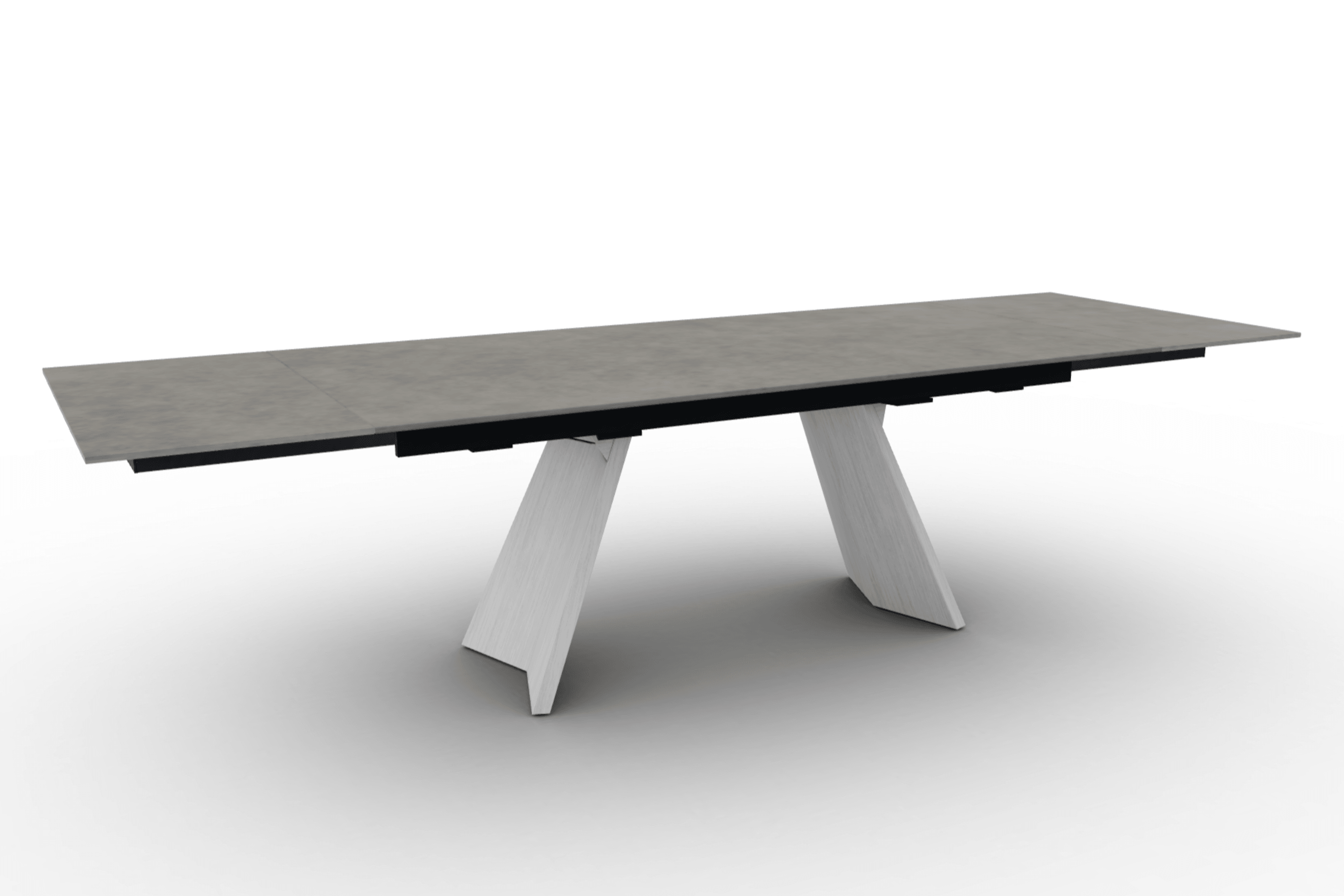 Stół prostokątny rozkładany ICARO jasnoszara ceramika – Calligaris