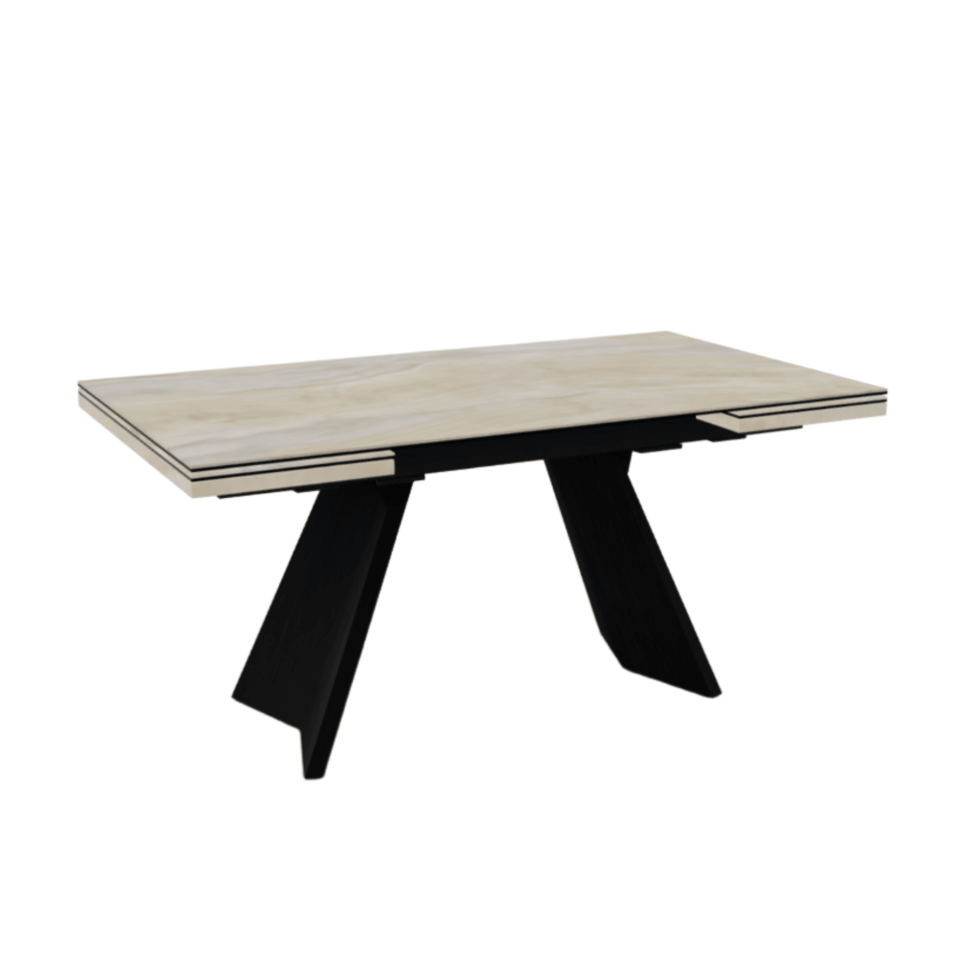 Stół prostokątny rozkładany ICARO piaskowy marmur – Calligaris