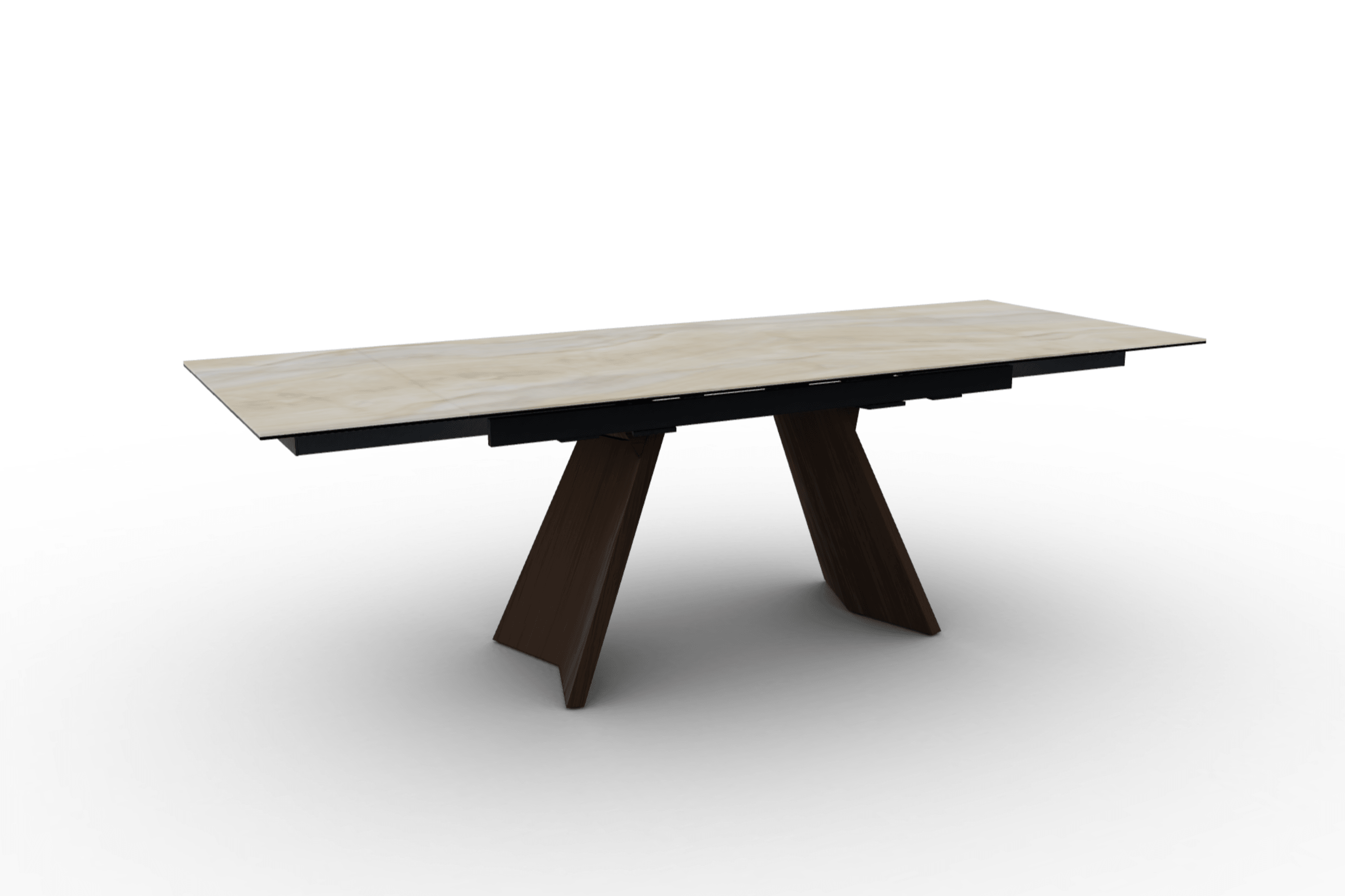 Stół prostokątny rozkładany ICARO piaskowy marmur do jadalni – Calligaris