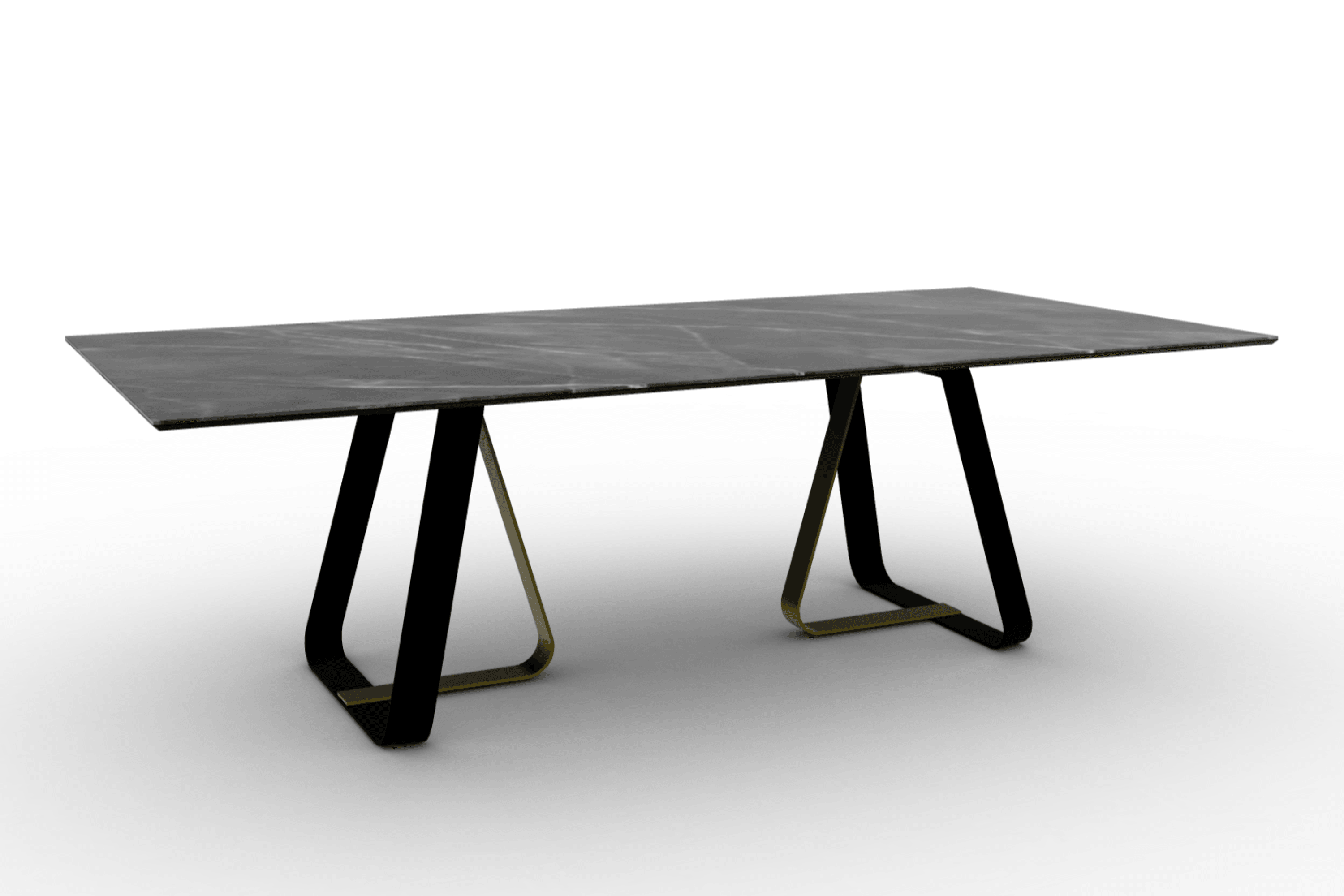 Stół prostokątny SUNSHINE antracytowy marmur Calligaris Eye on Design