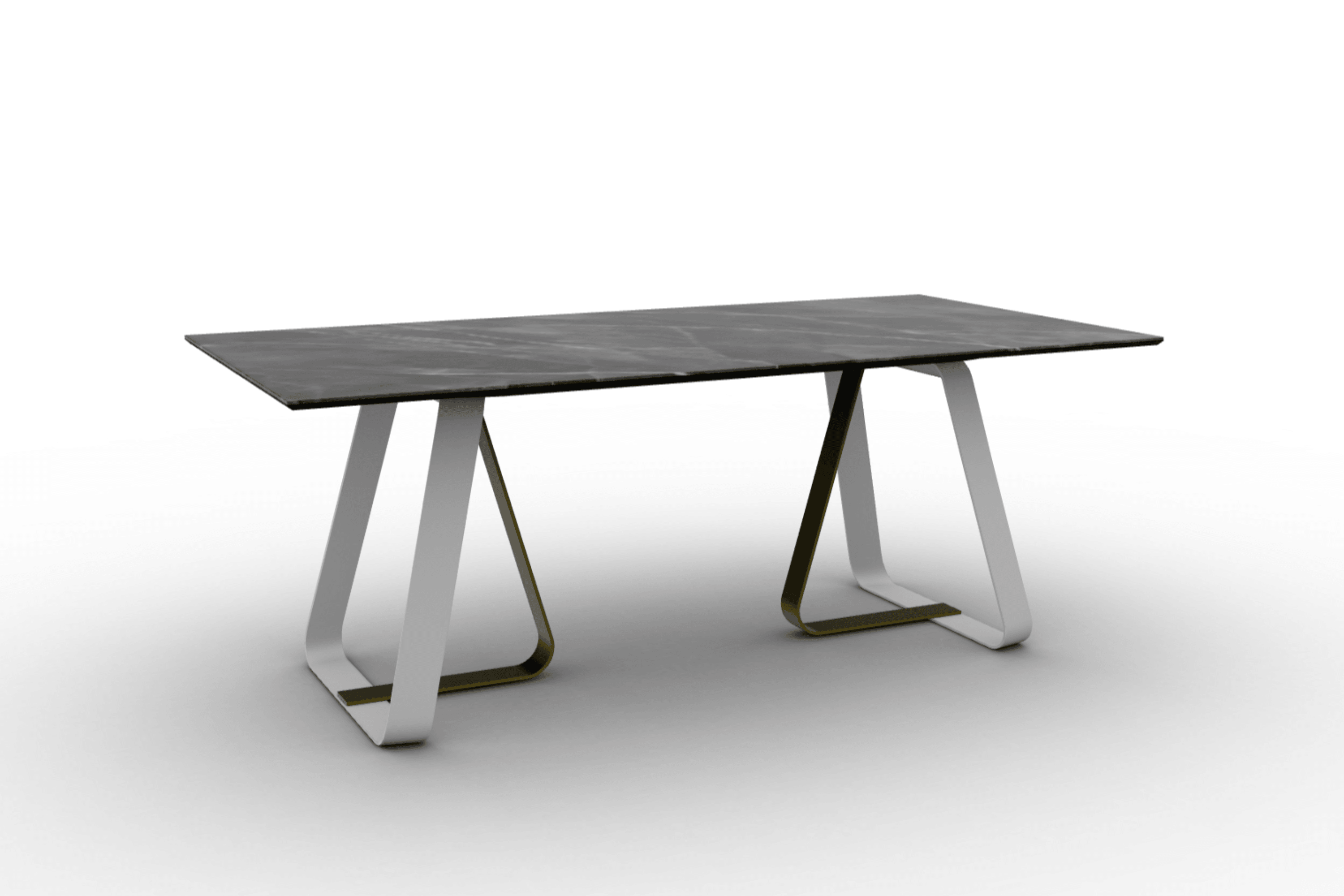 Stół prostokątny SUNSHINE antracytowy marmur Calligaris Eye on Design